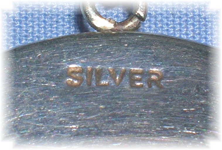 Sterling Silver Golden  Pendant Necklac