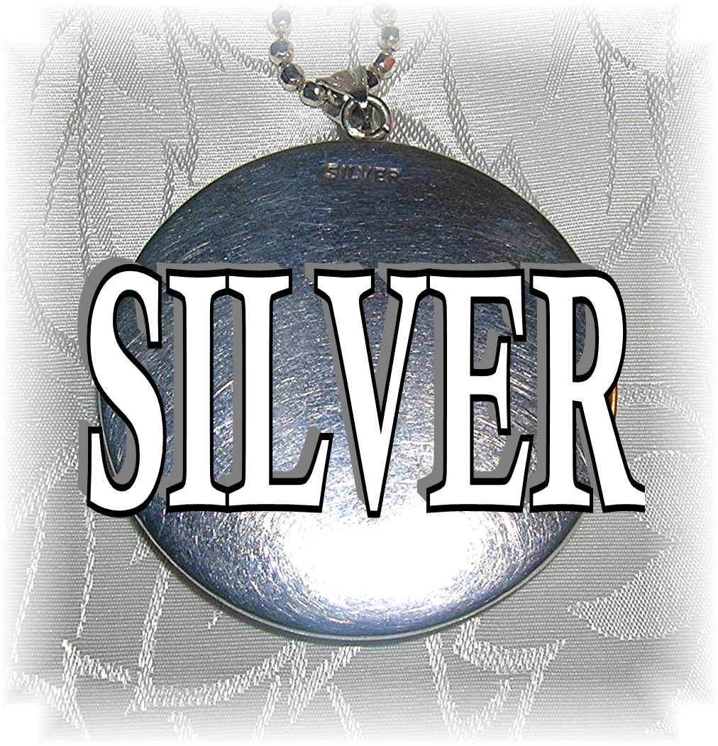 Sterling Silver Golden  Pendant Necklac