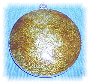 Sterling Silver Golden  Pendant Necklac