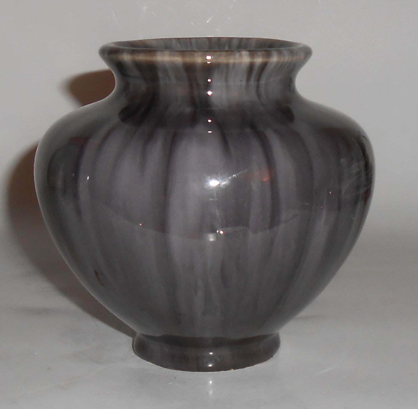 Camark Art Pottery Purple Drip #125 Vase