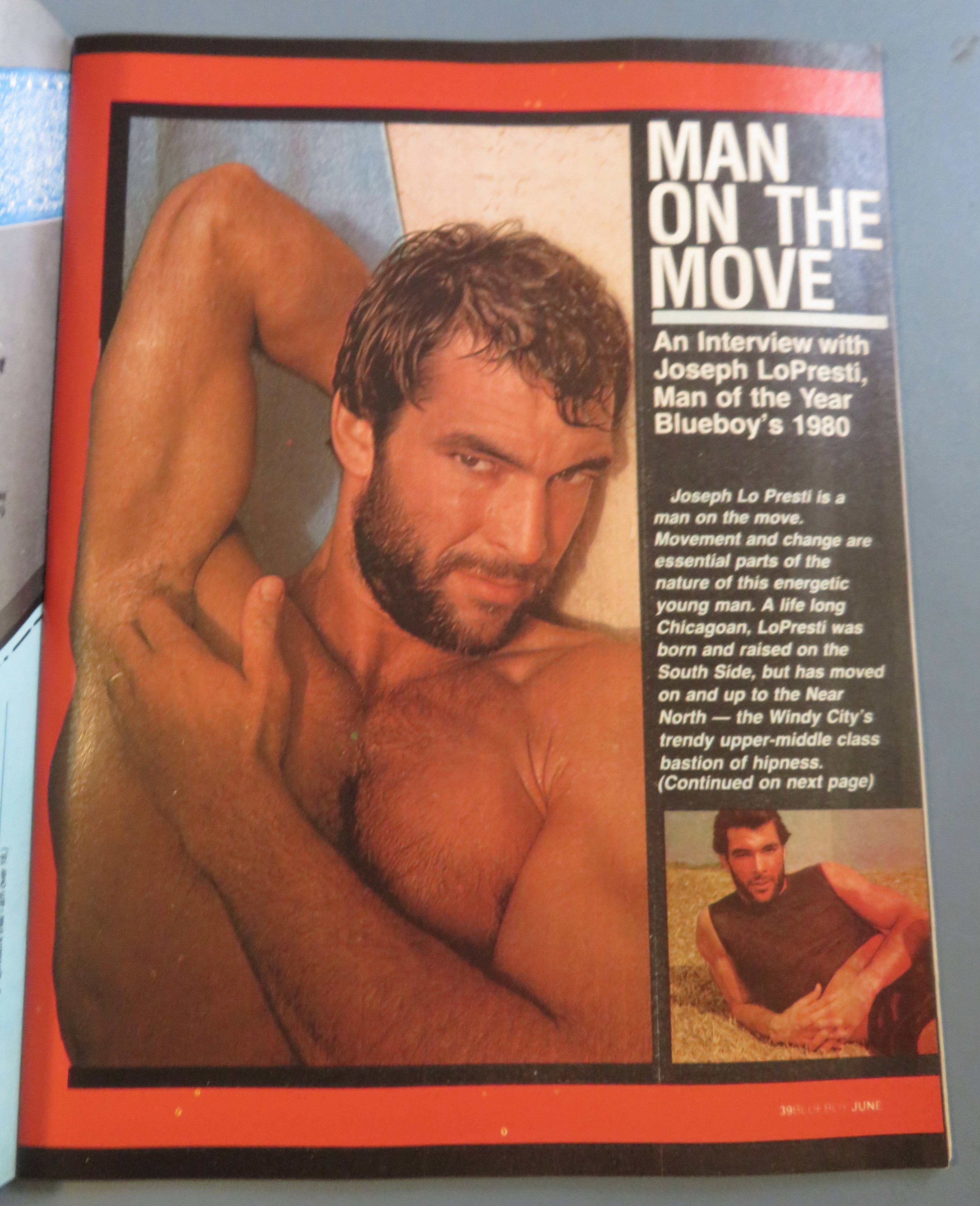 Blueboy Magazine June 1981 Joseph LoPresti