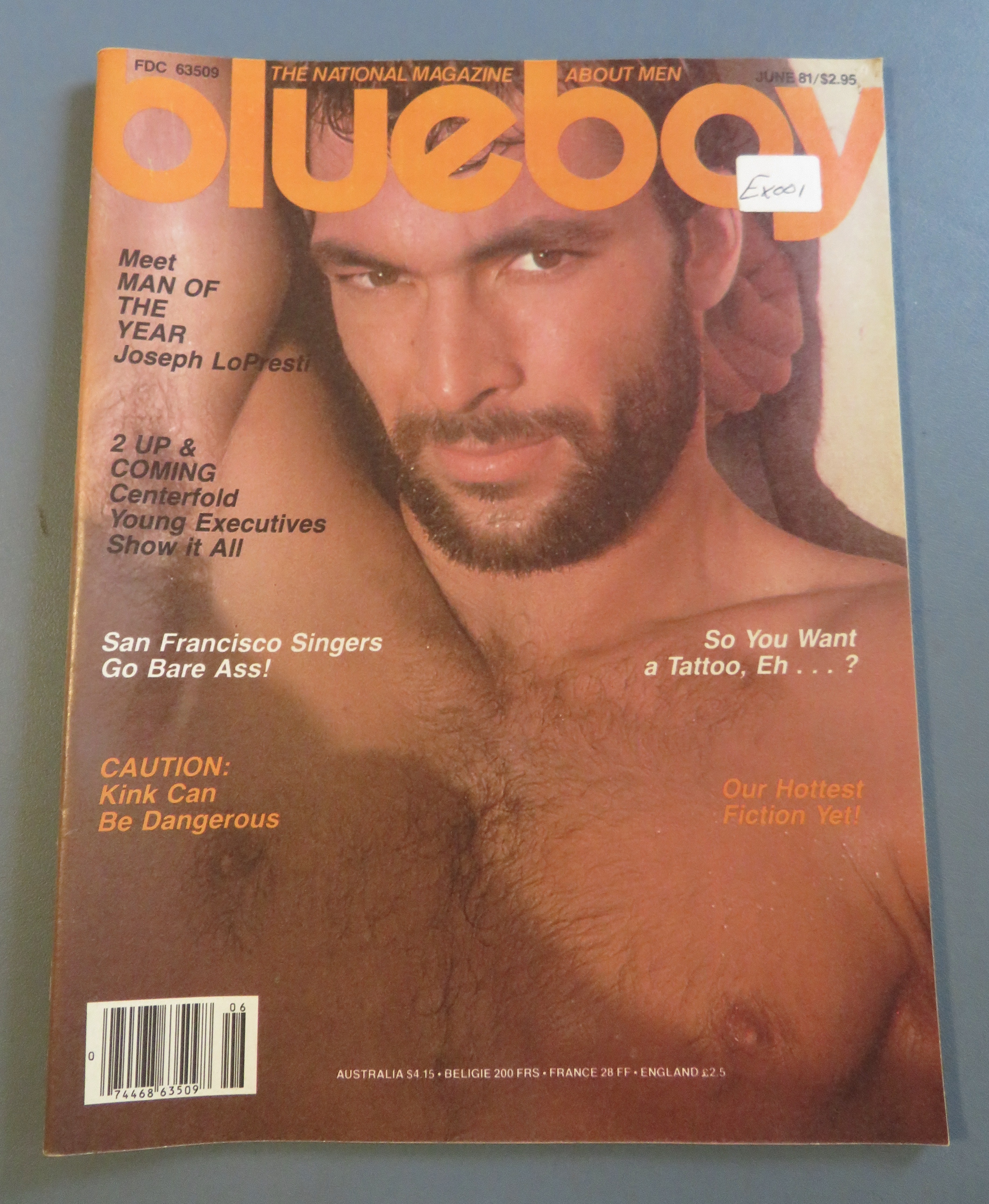 Blueboy Magazine June 1981 Joseph LoPresti