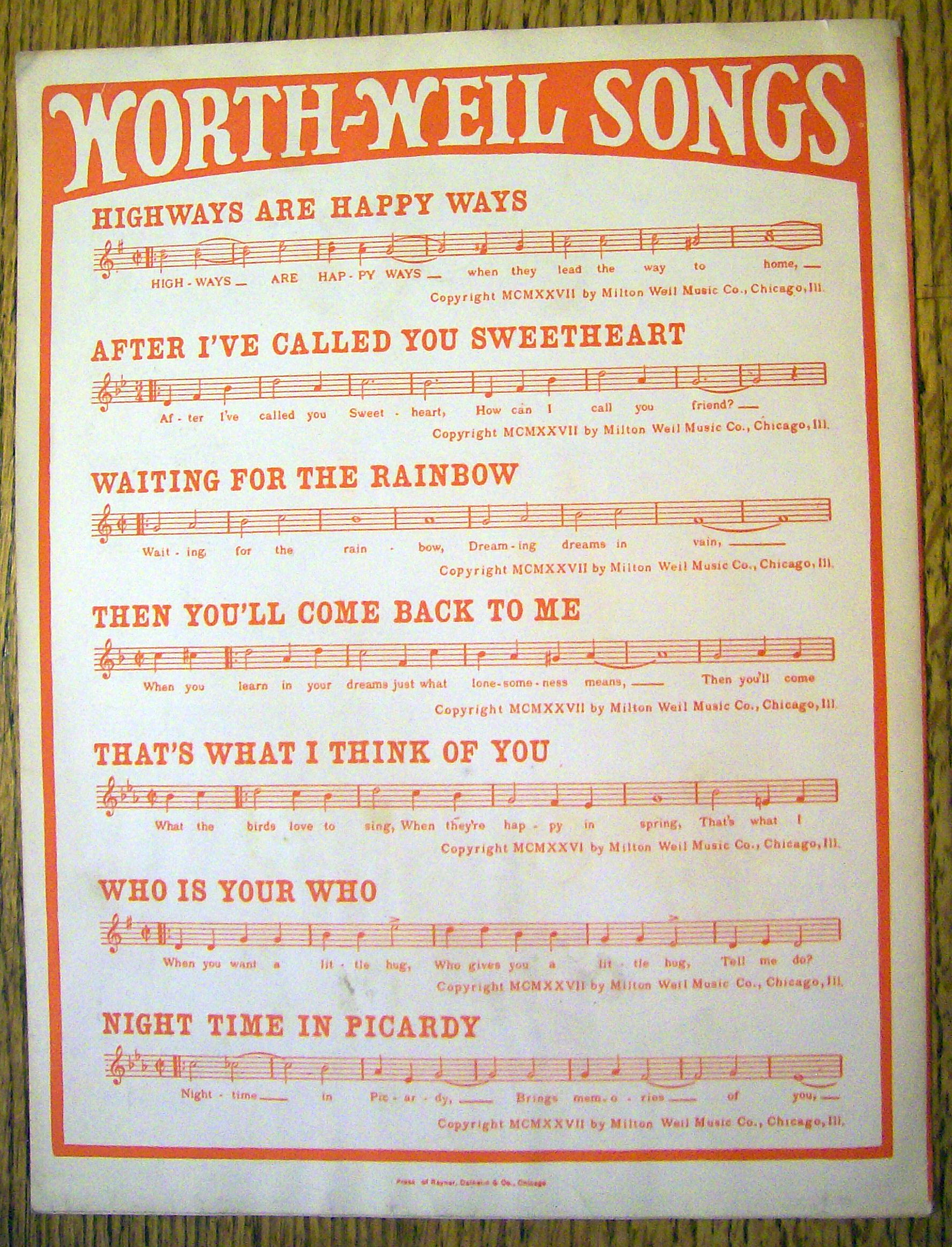 1927 Sh-h Here Comes My Sugar with Grossman & Sizemore