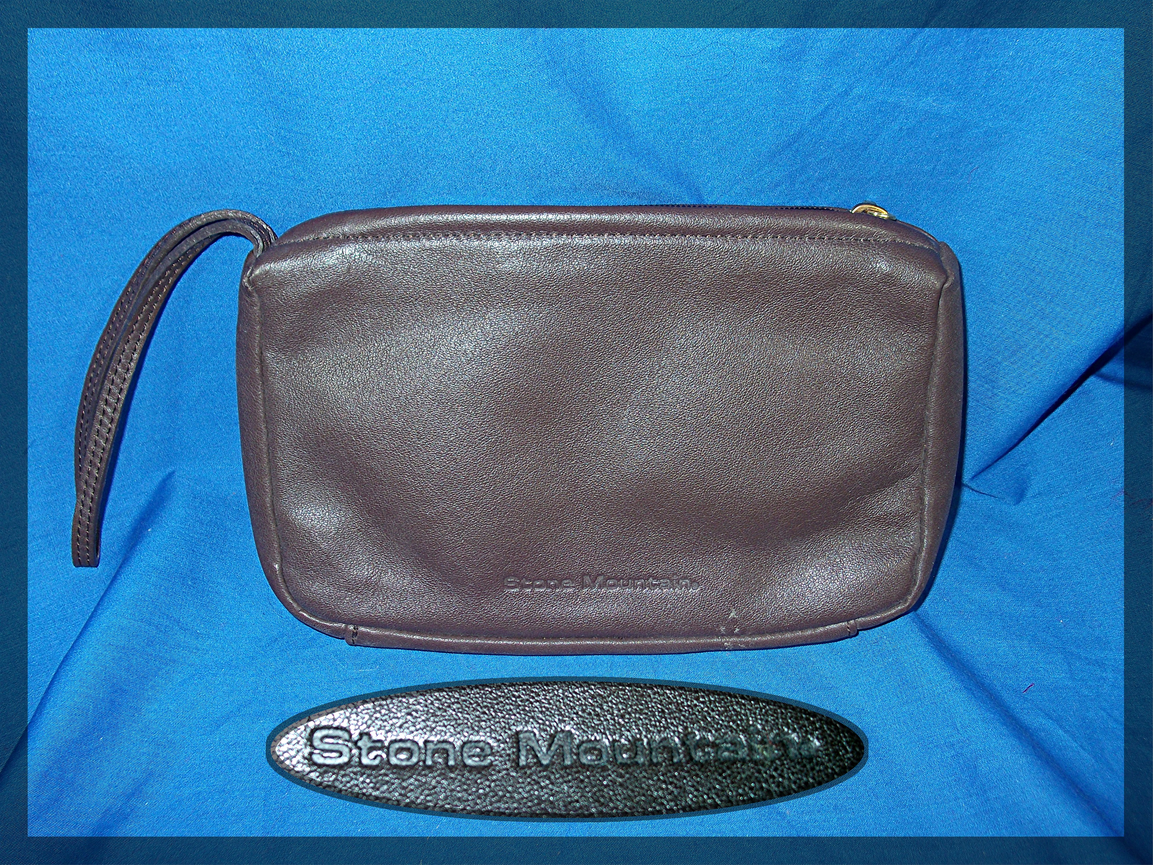 Clutch purse Stone Mountain Brown Leather