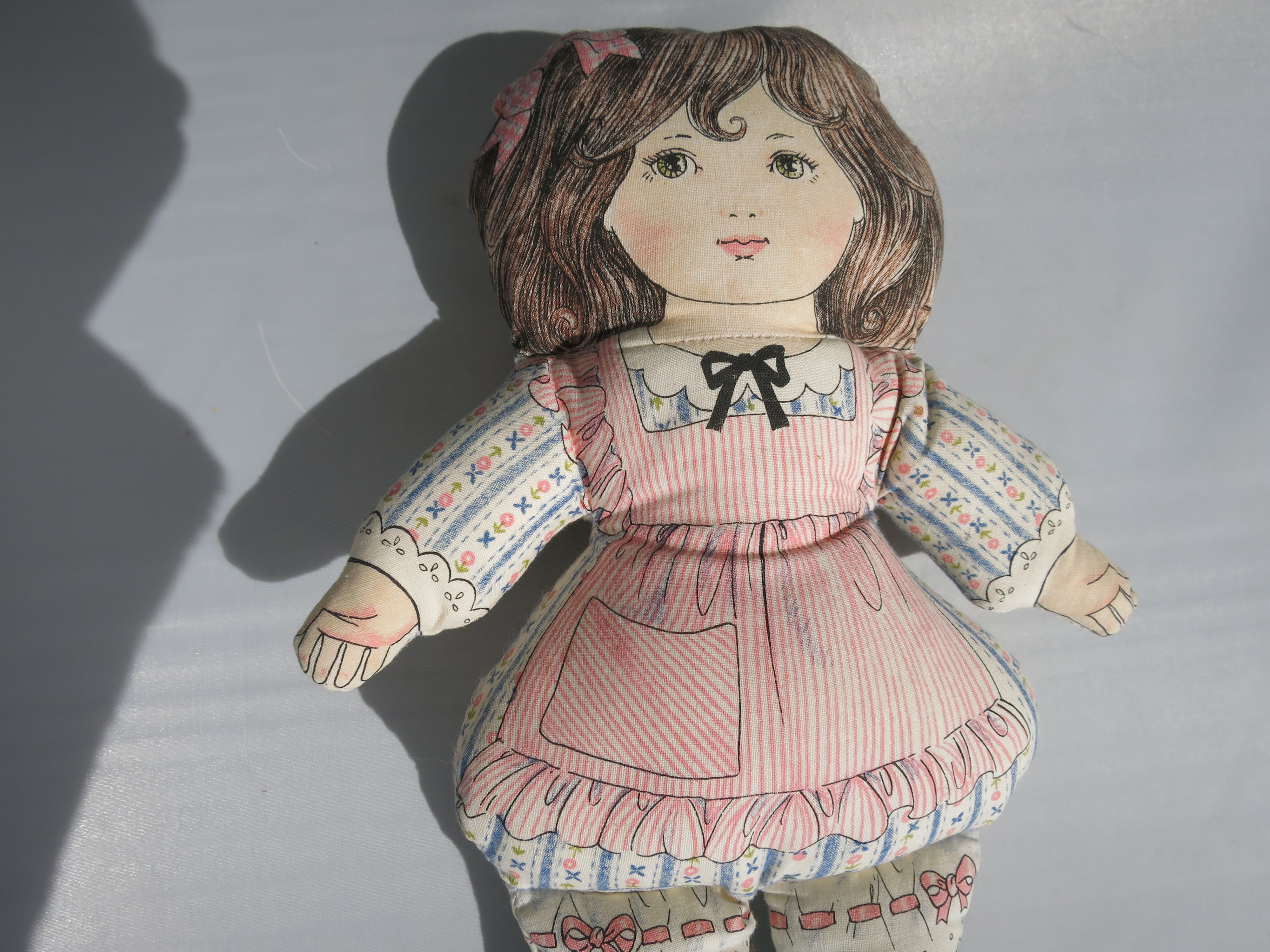 Cloth Doll The Toy Works by Valerie 1984 11.5 inch