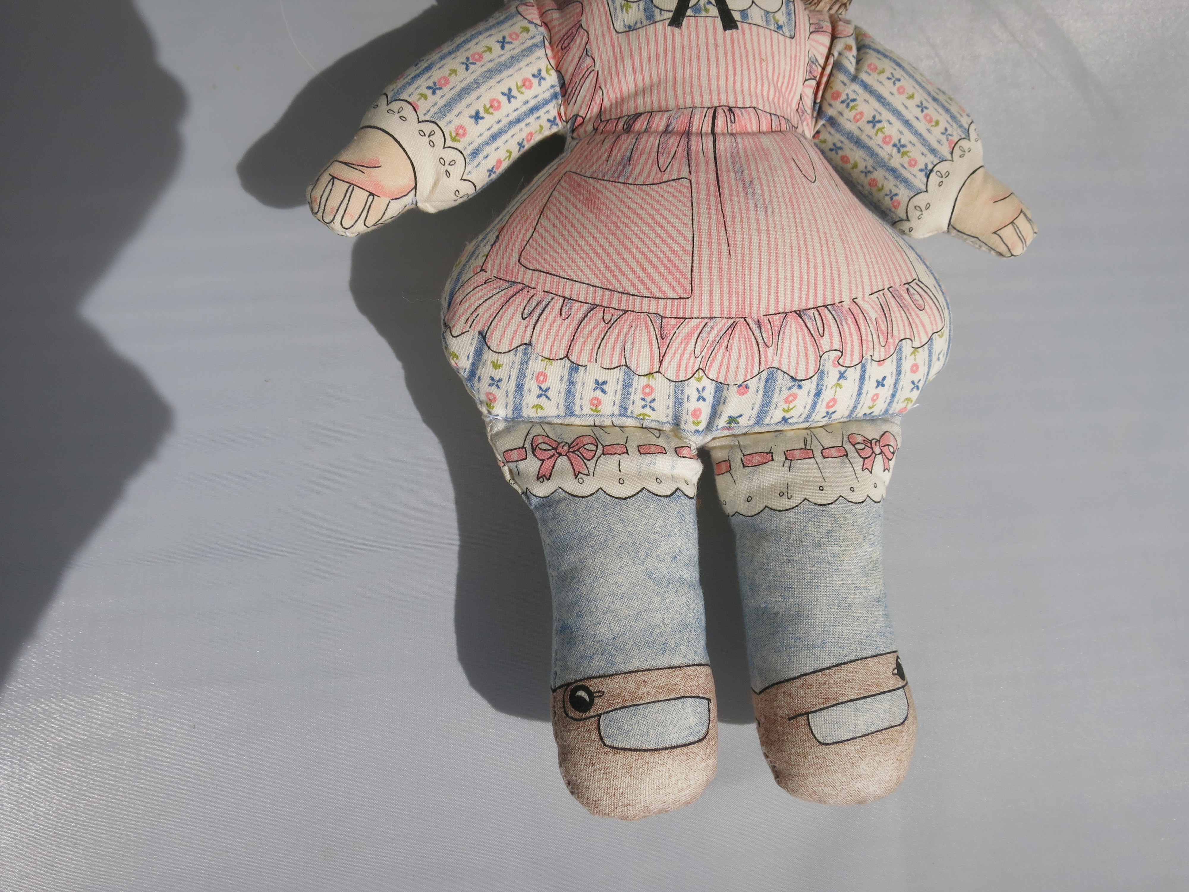 Cloth Doll The Toy Works by Valerie 1984 11.5 inch