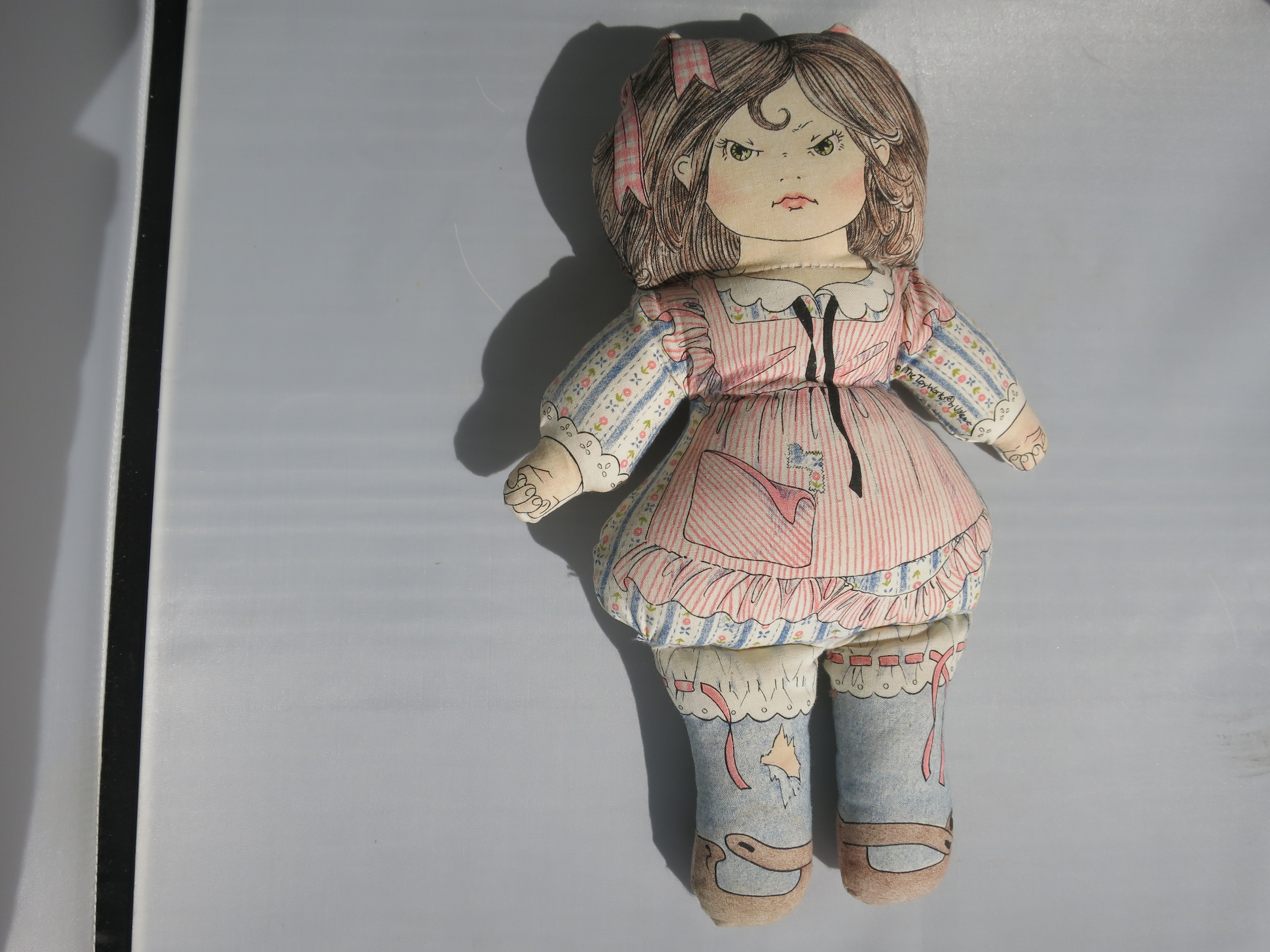 Cloth Doll The Toy Works by Valerie 1984 11.5 inch