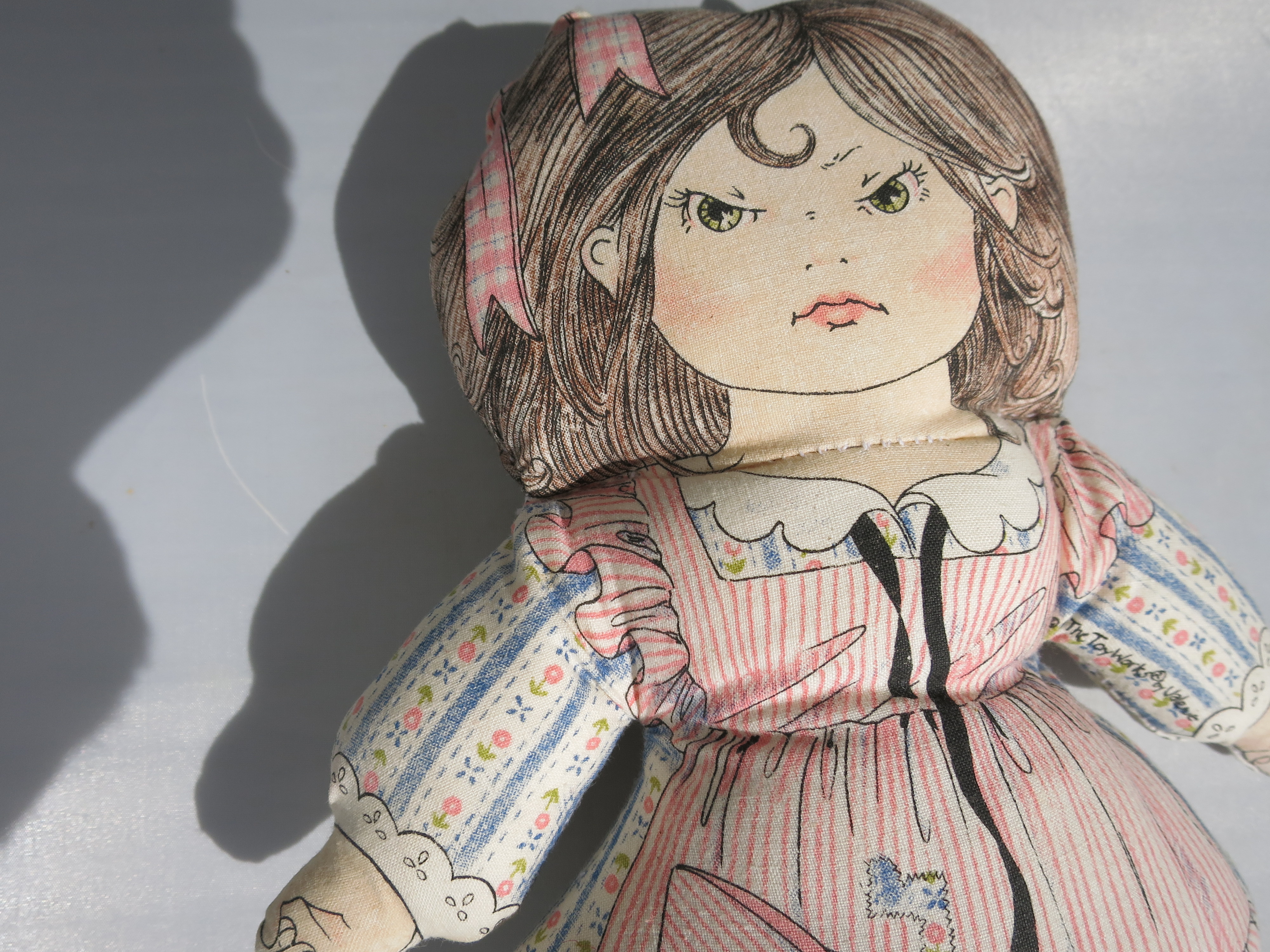 Cloth Doll The Toy Works by Valerie 1984 11.5 inch