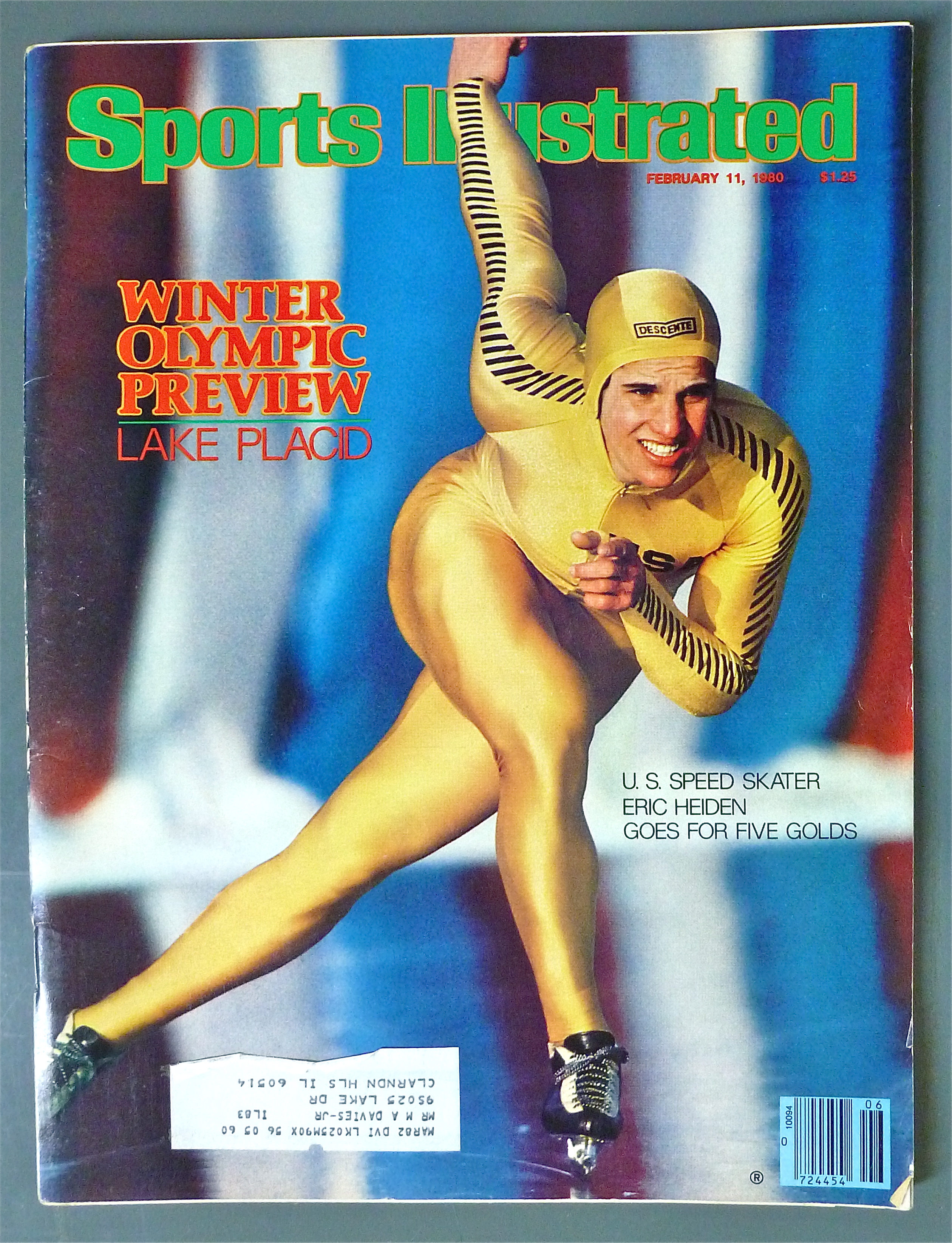 Sports Illustrated Magazine-Feb 11, 1980-Eric Heiden