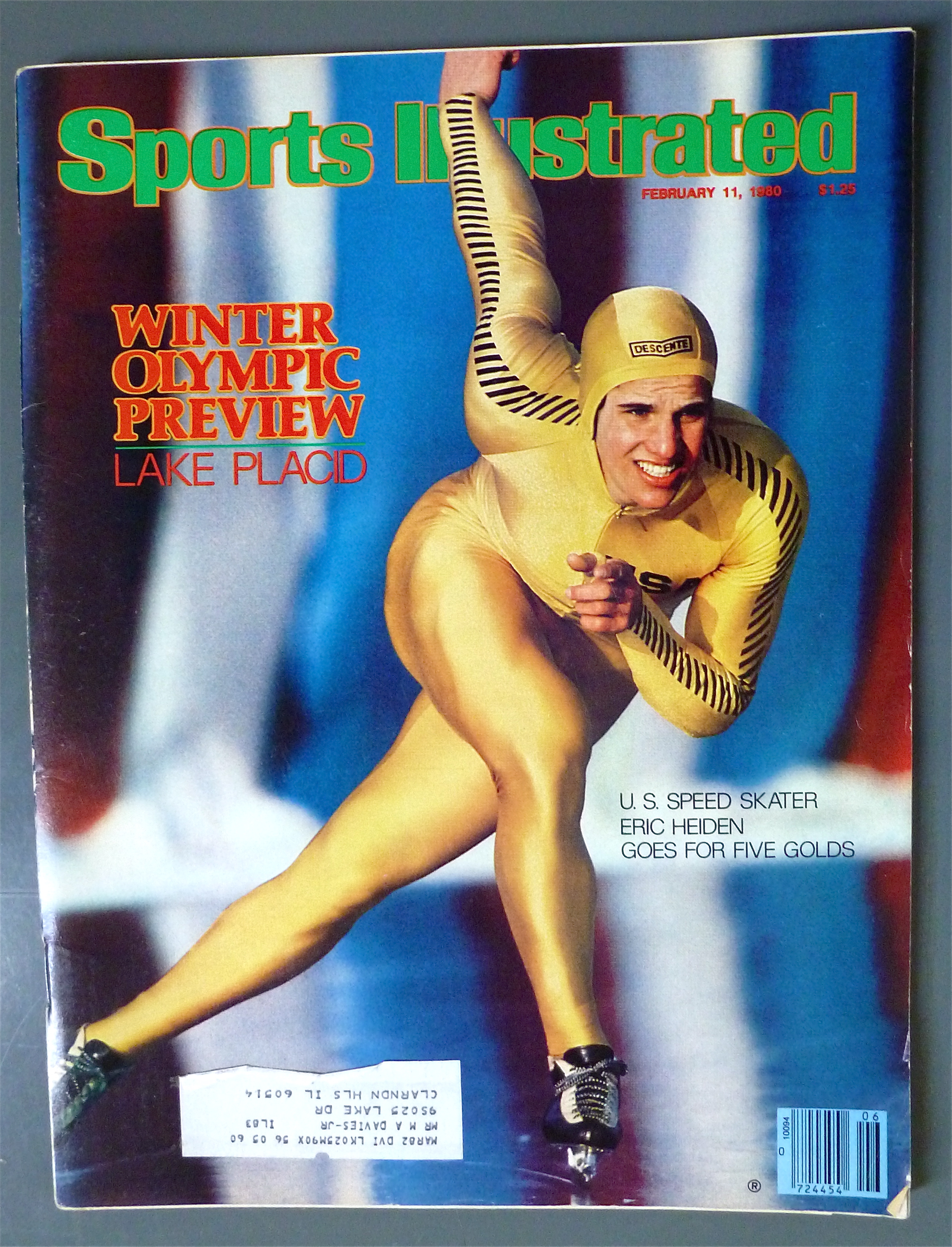 Sports Illustrated Magazine-Feb 11, 1980-Eric Heiden