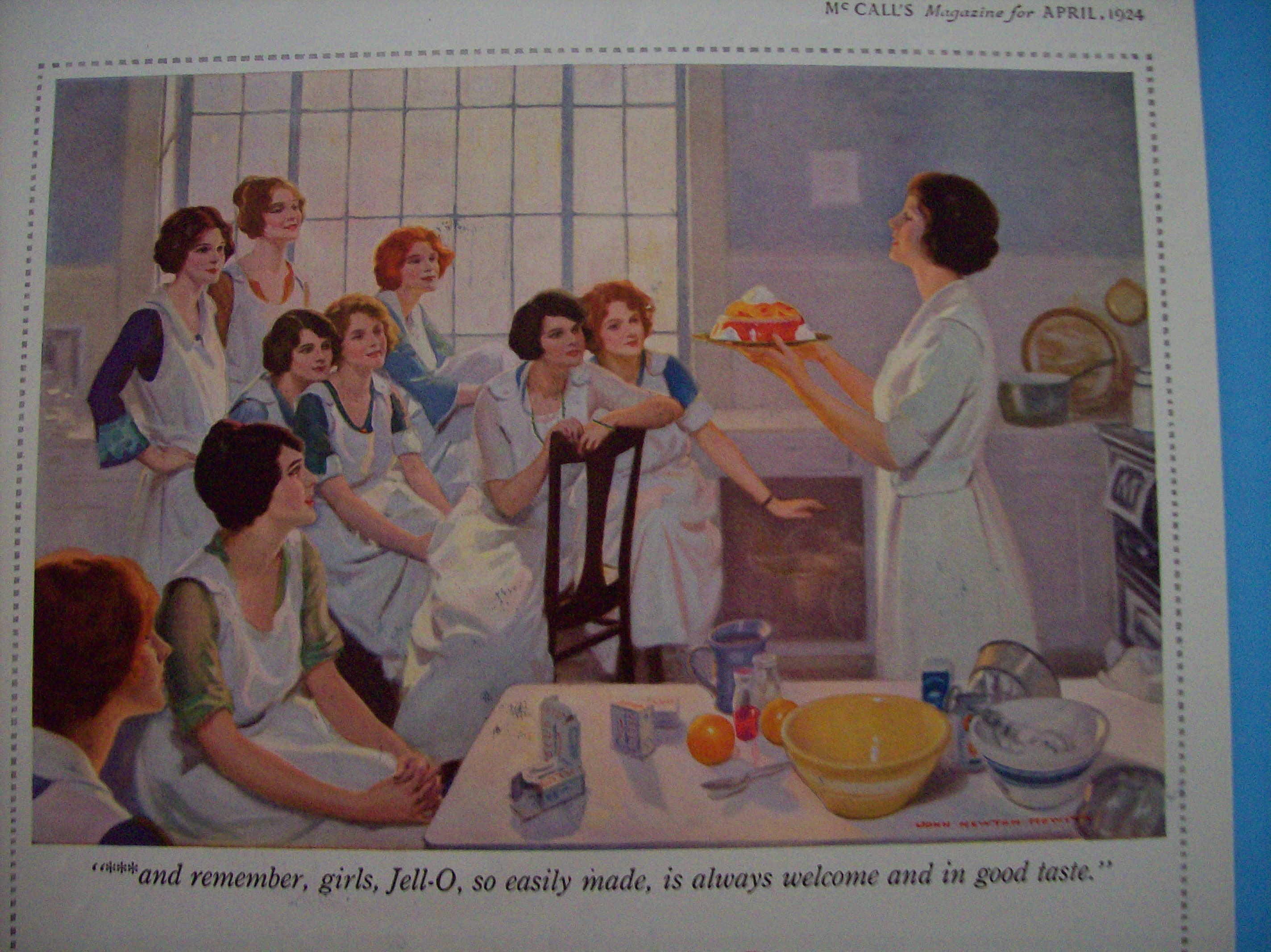 Vintage Ad: 1924 Jell - O By John Newton Howitt