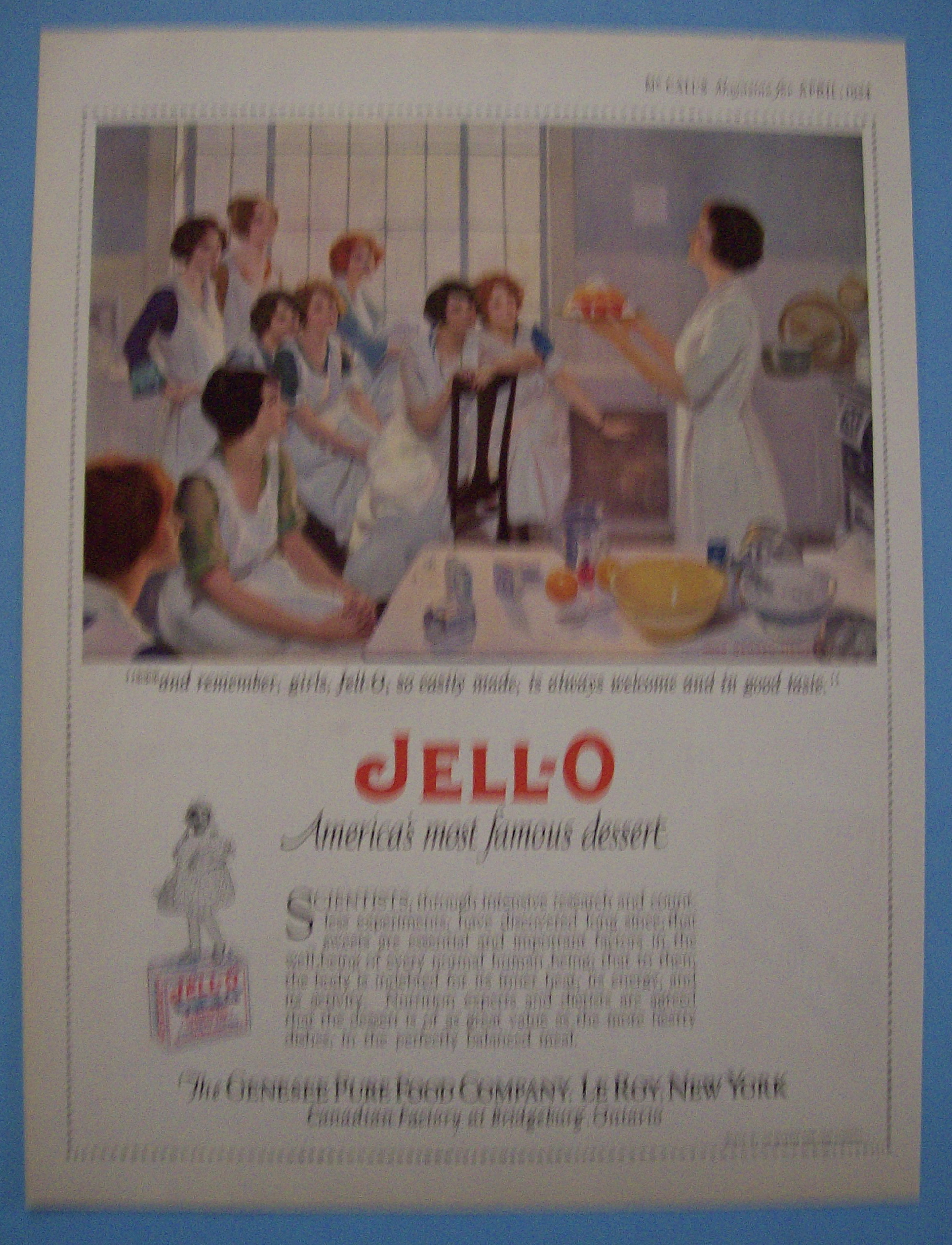 Vintage Ad: 1924 Jell - O By John Newton Howitt