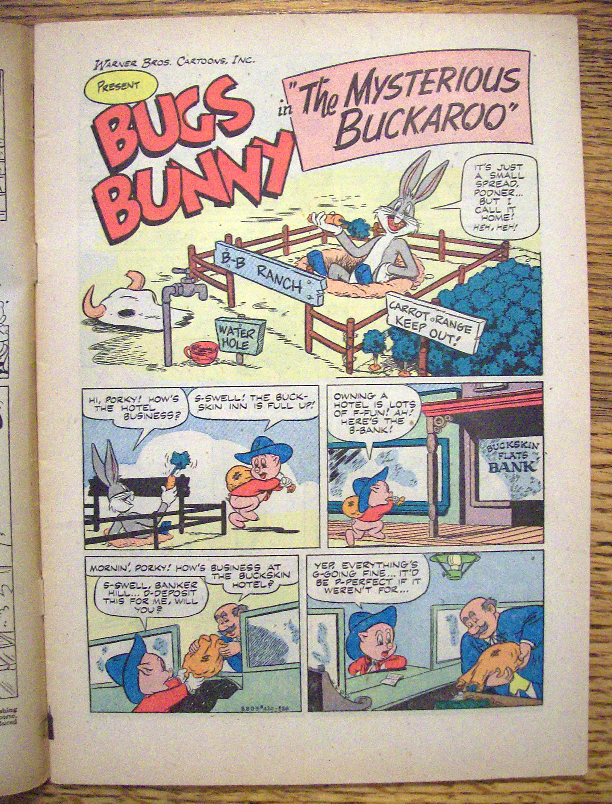 Bugs Bunny Comic #420 - August-September 1952