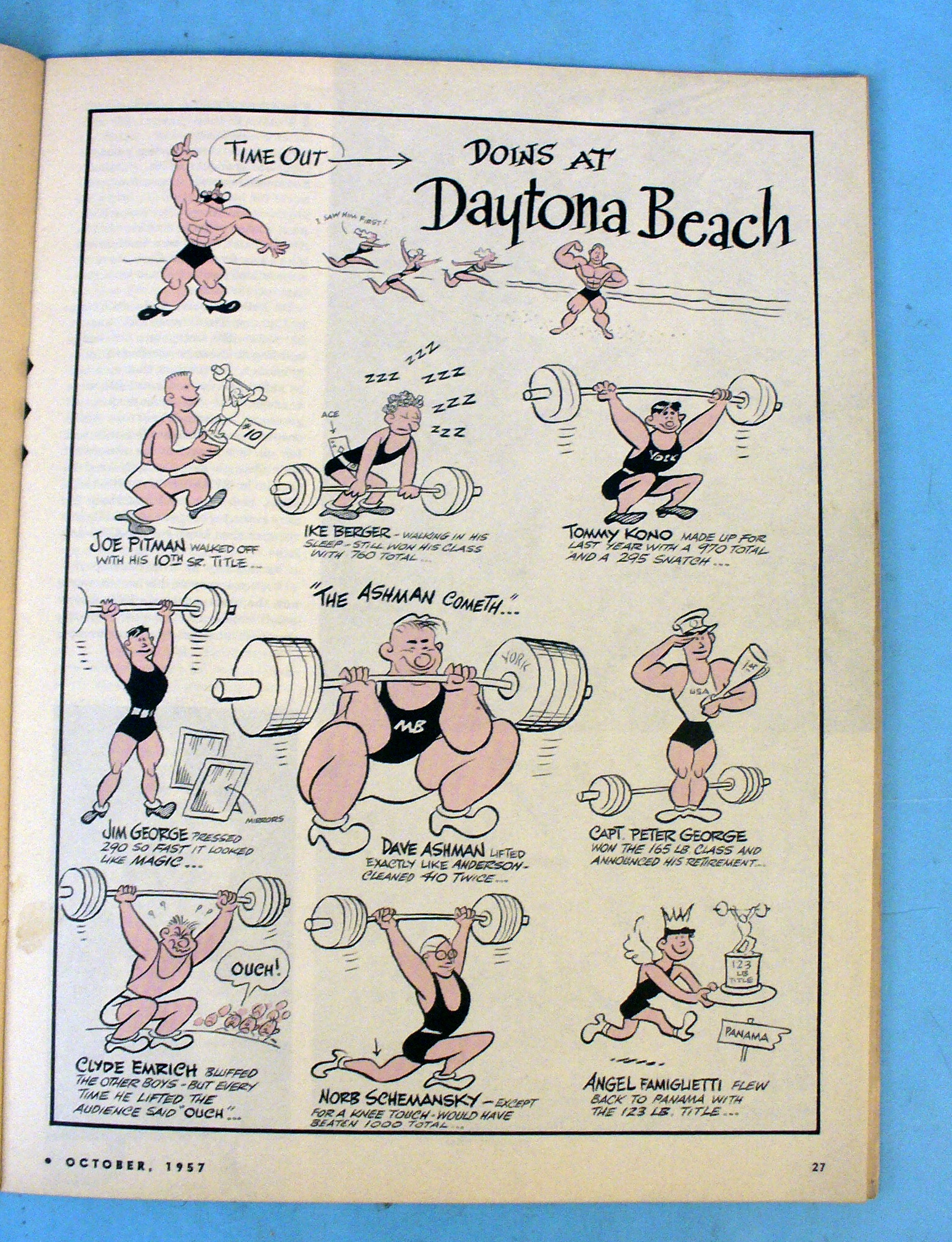 Strength & Health Magazine October 1957 Ron & Karen