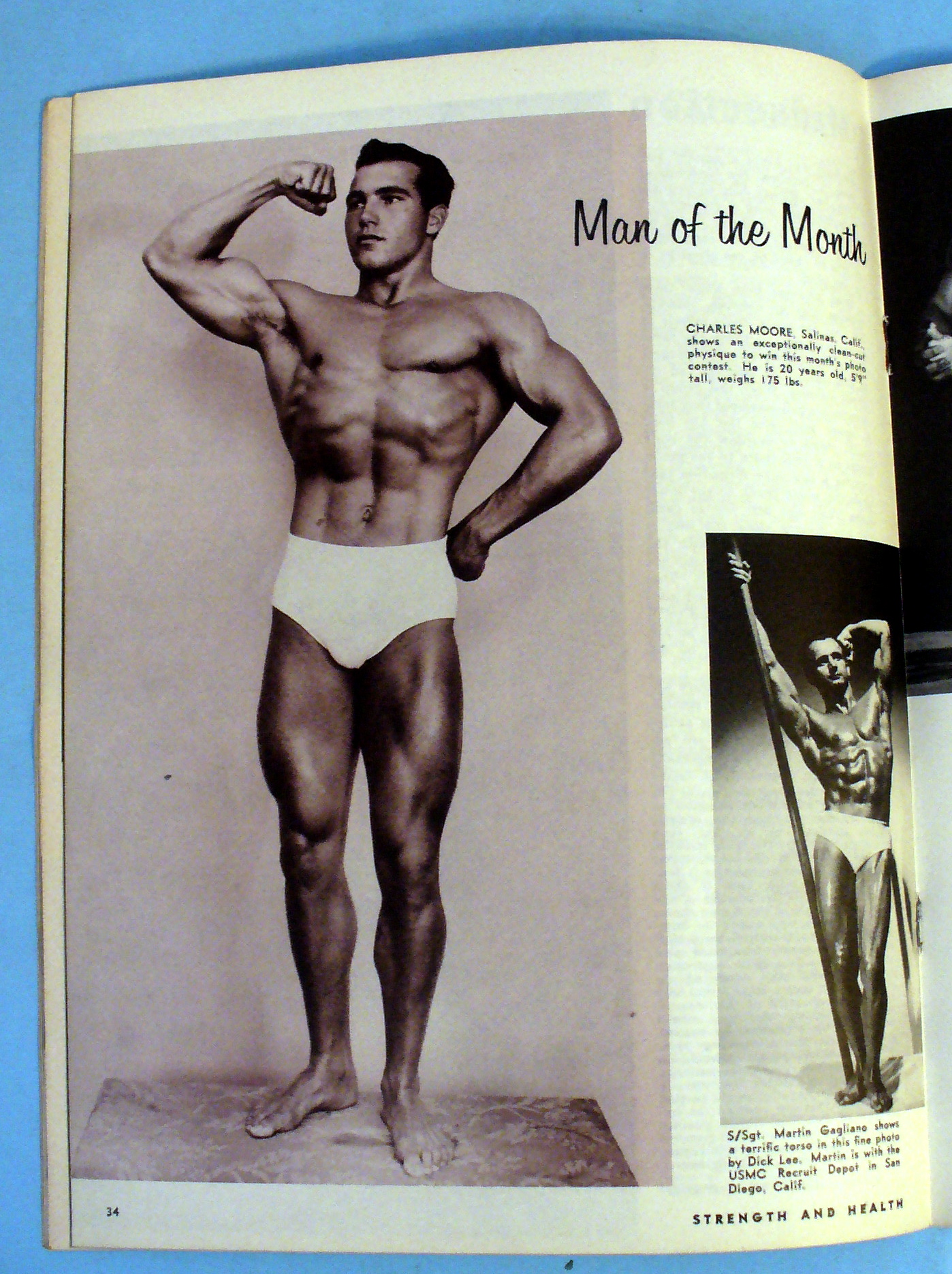 Strength & Health Magazine October 1957 Ron & Karen
