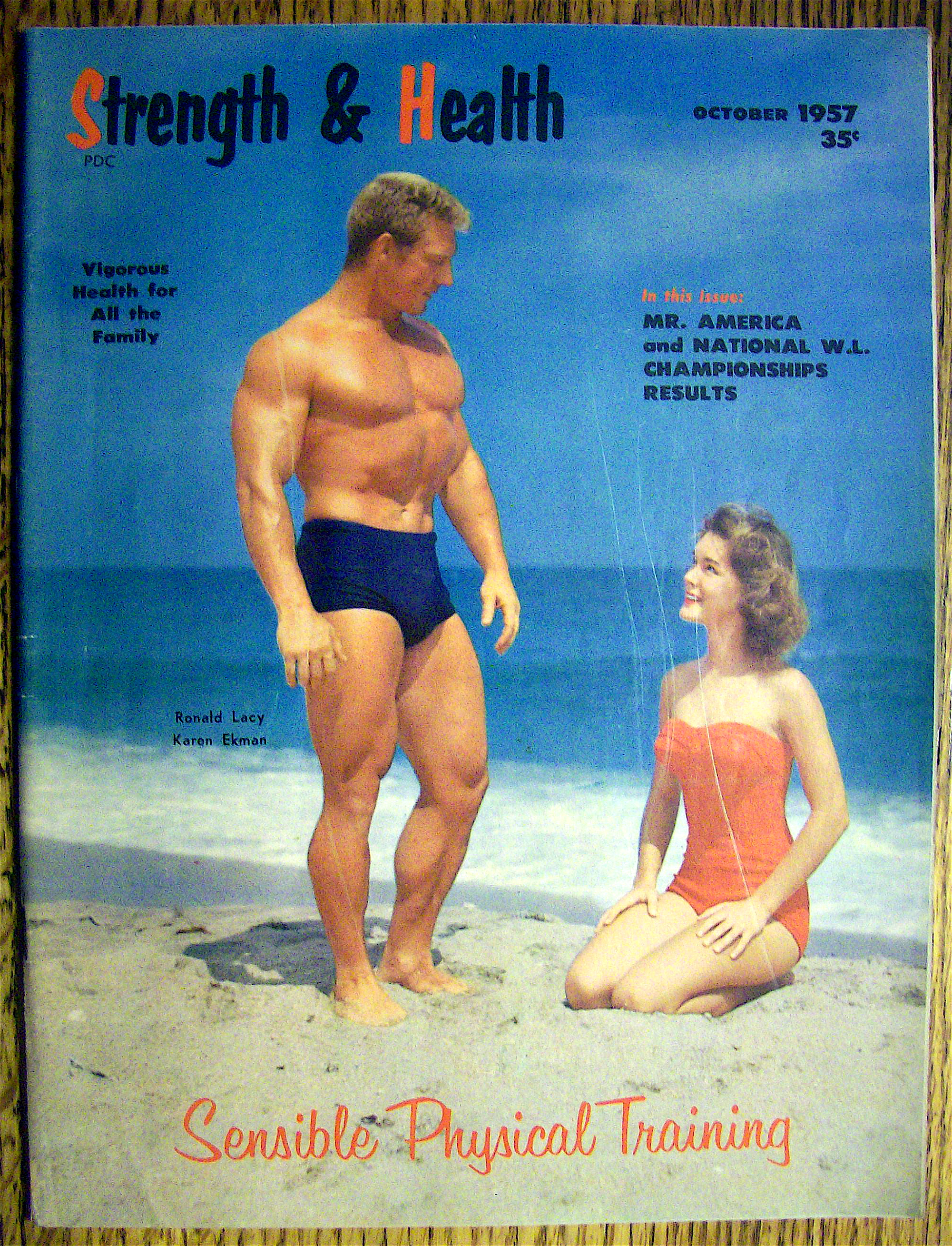 Strength & Health Magazine October 1957 Ron & Karen