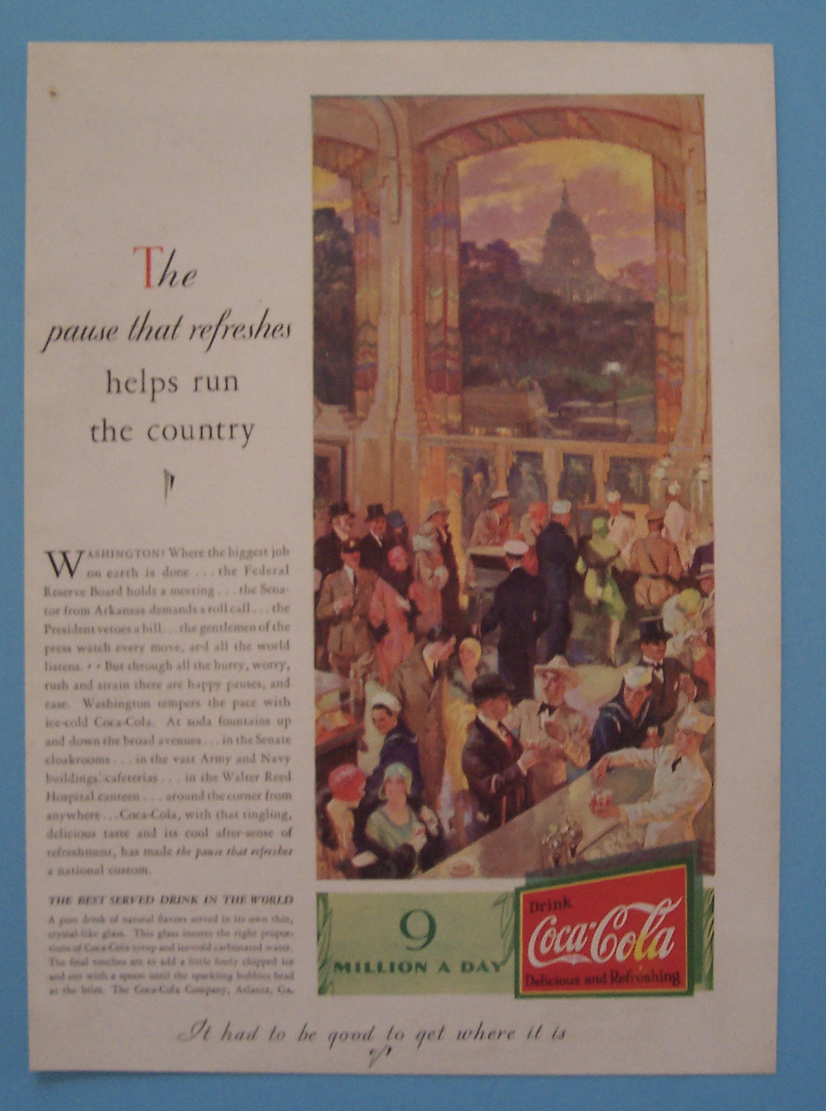 Vintage Ad: 1930 Coca - Cola