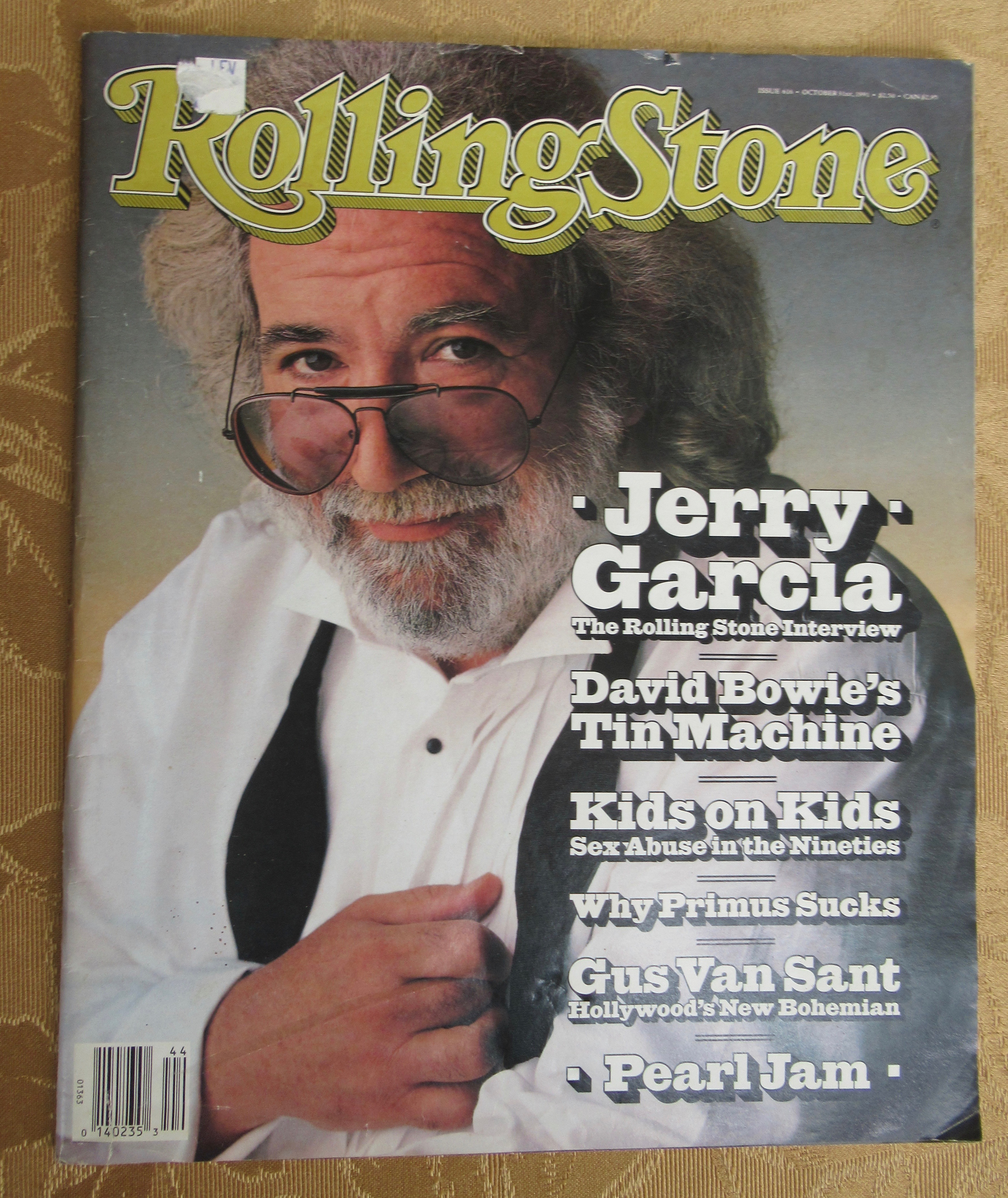 Rolling Stone Magazine October 31, 1991 Jerry Garcia