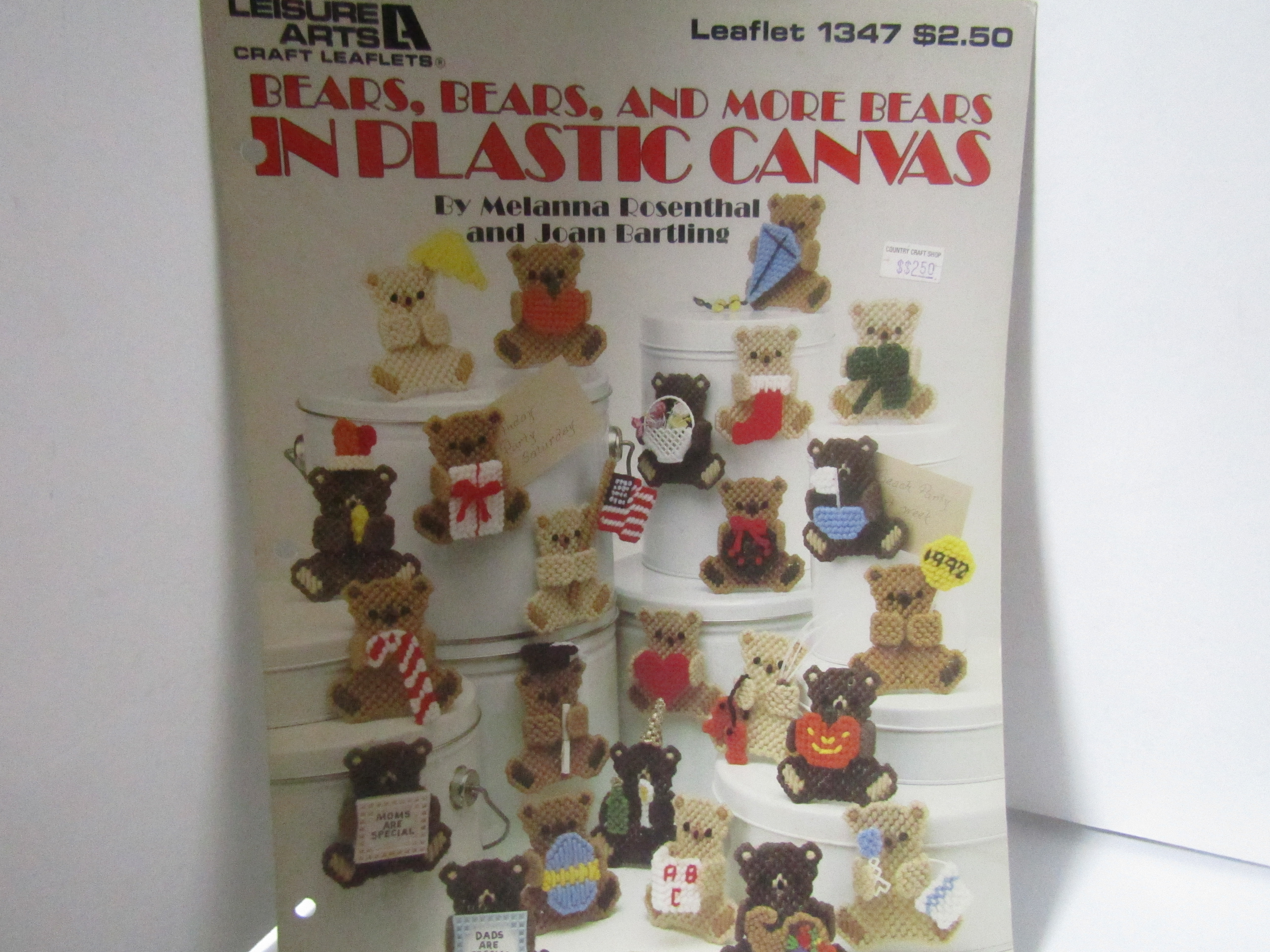 Bears,Bears,And More Bears in Plastic Canvas #1347