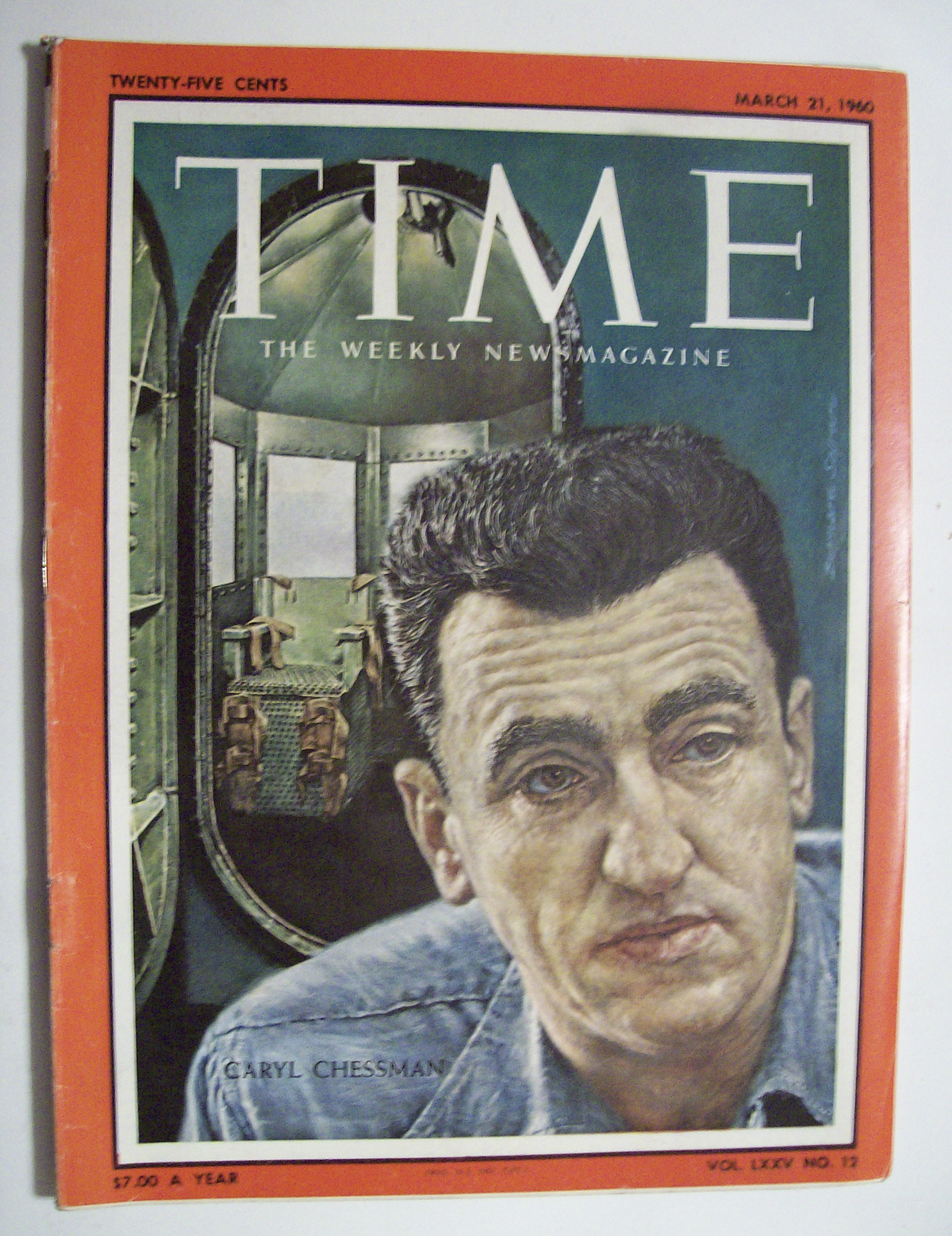 Time Magazine-March 21, 1960-Caryl Chessman