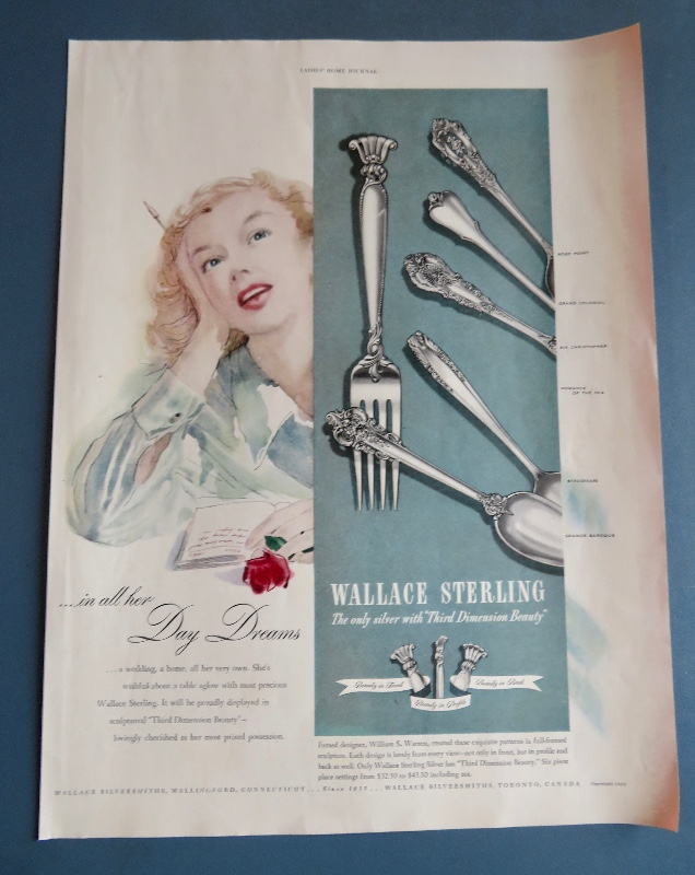 1951 Wallace Sterling with Woman Day Dreaming