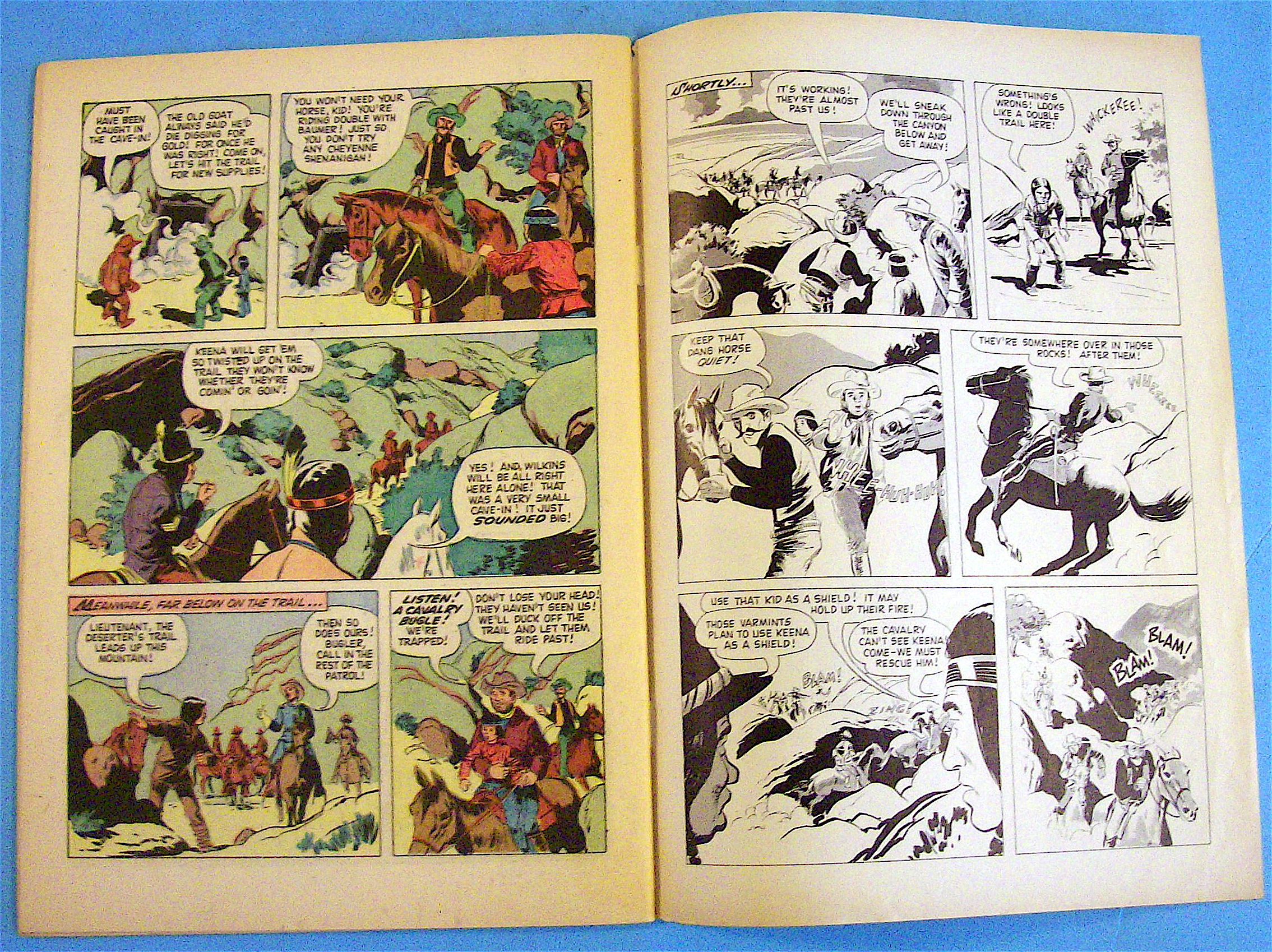 Brave Eagle Comic #1 June 1956 The Mask Of The Manitou