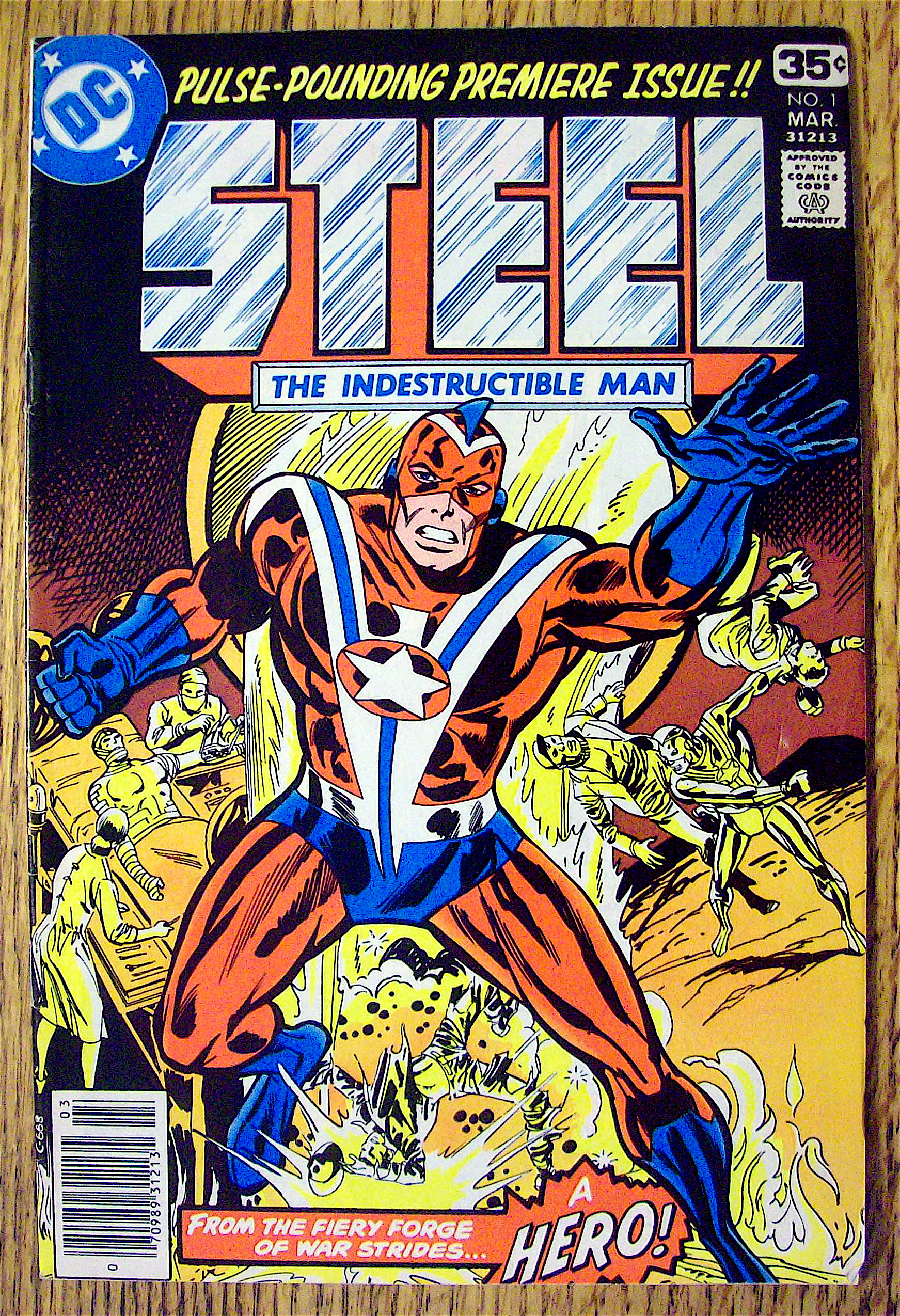 Steel The Indestructible Man #1 March 1978 Hell Is Hero