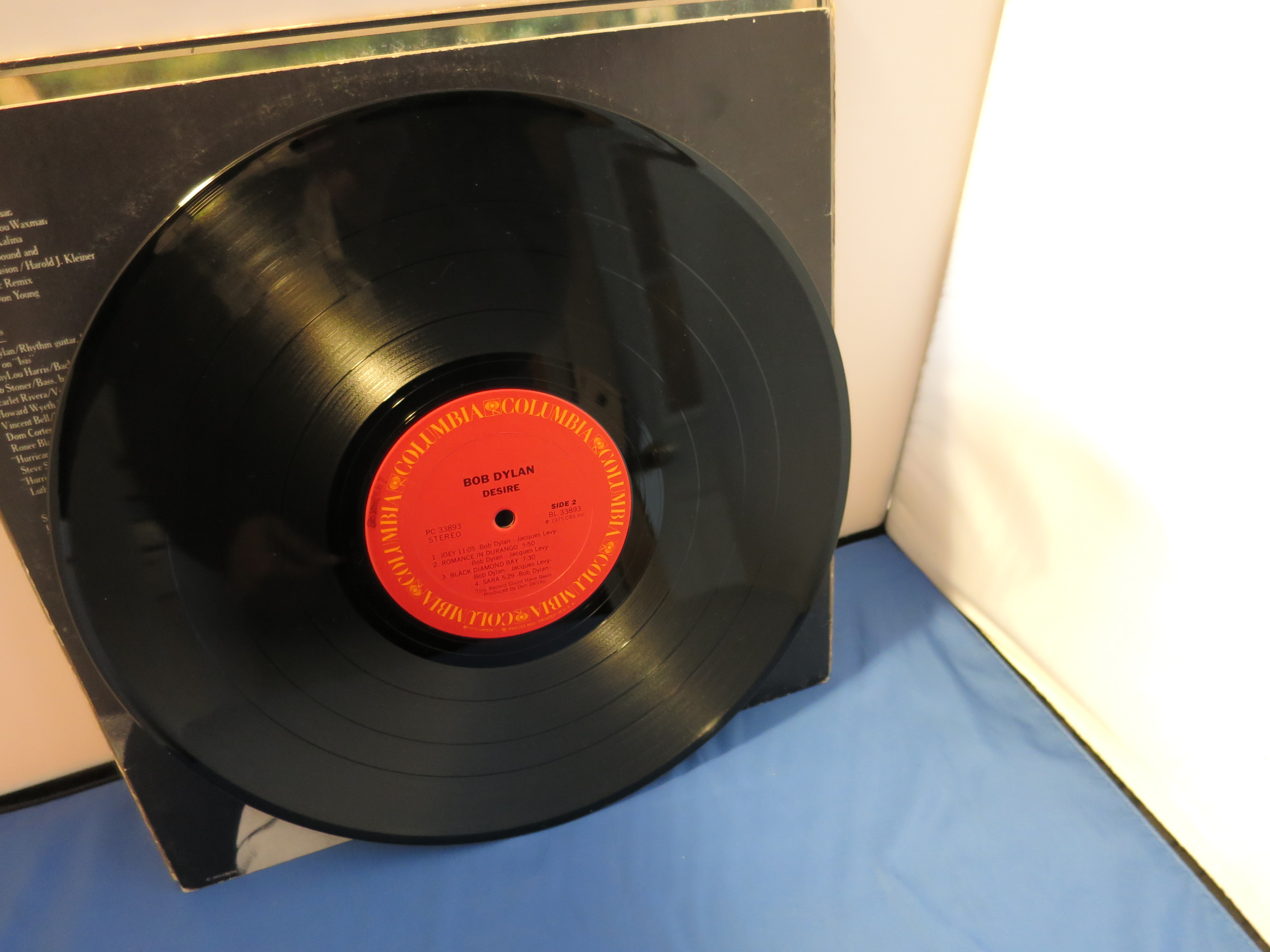 Bob Dylan Desire LP Record Album Columbia PC 33893 1975