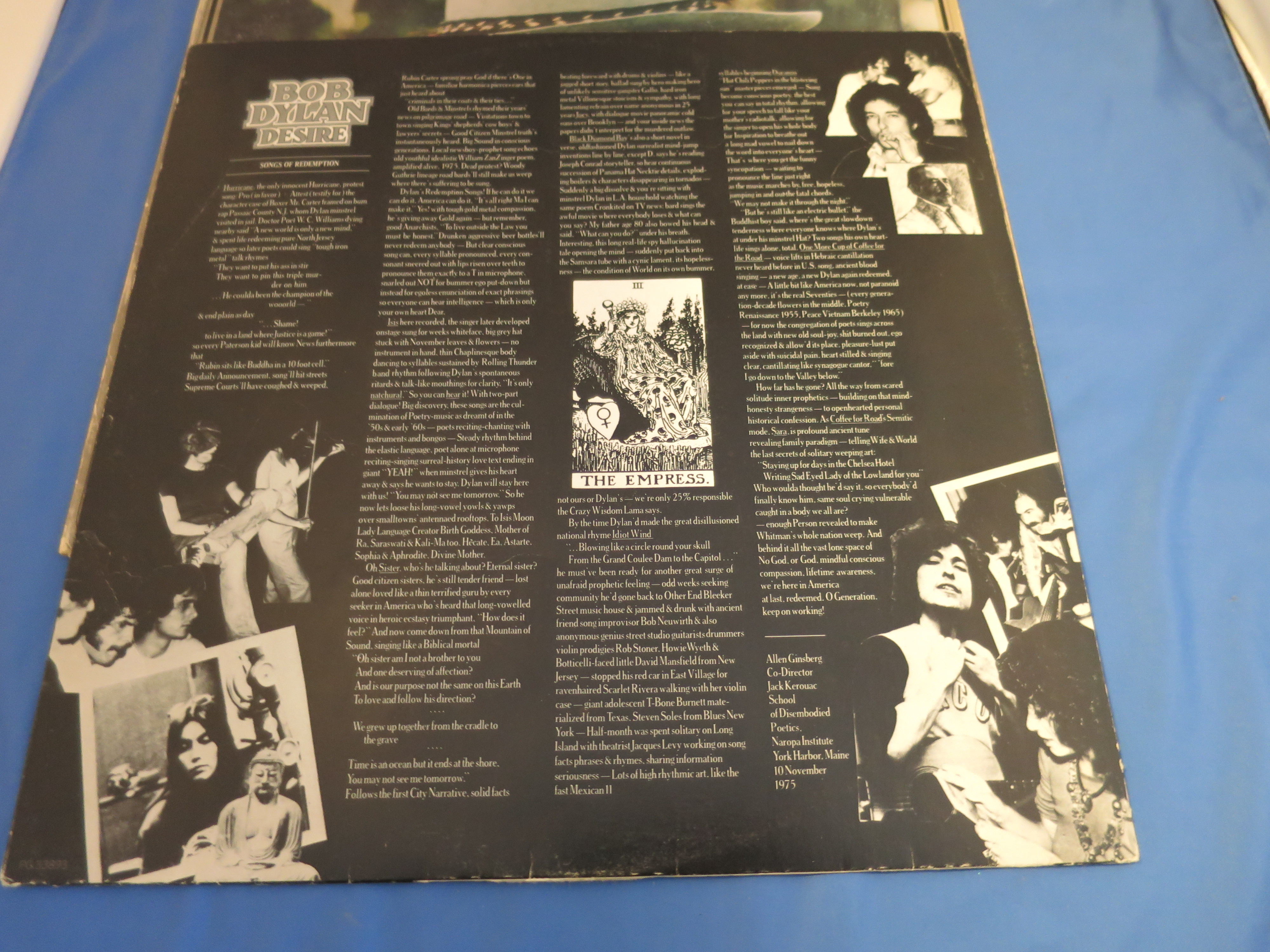 Bob Dylan Desire LP Record Album Columbia PC 33893 1975