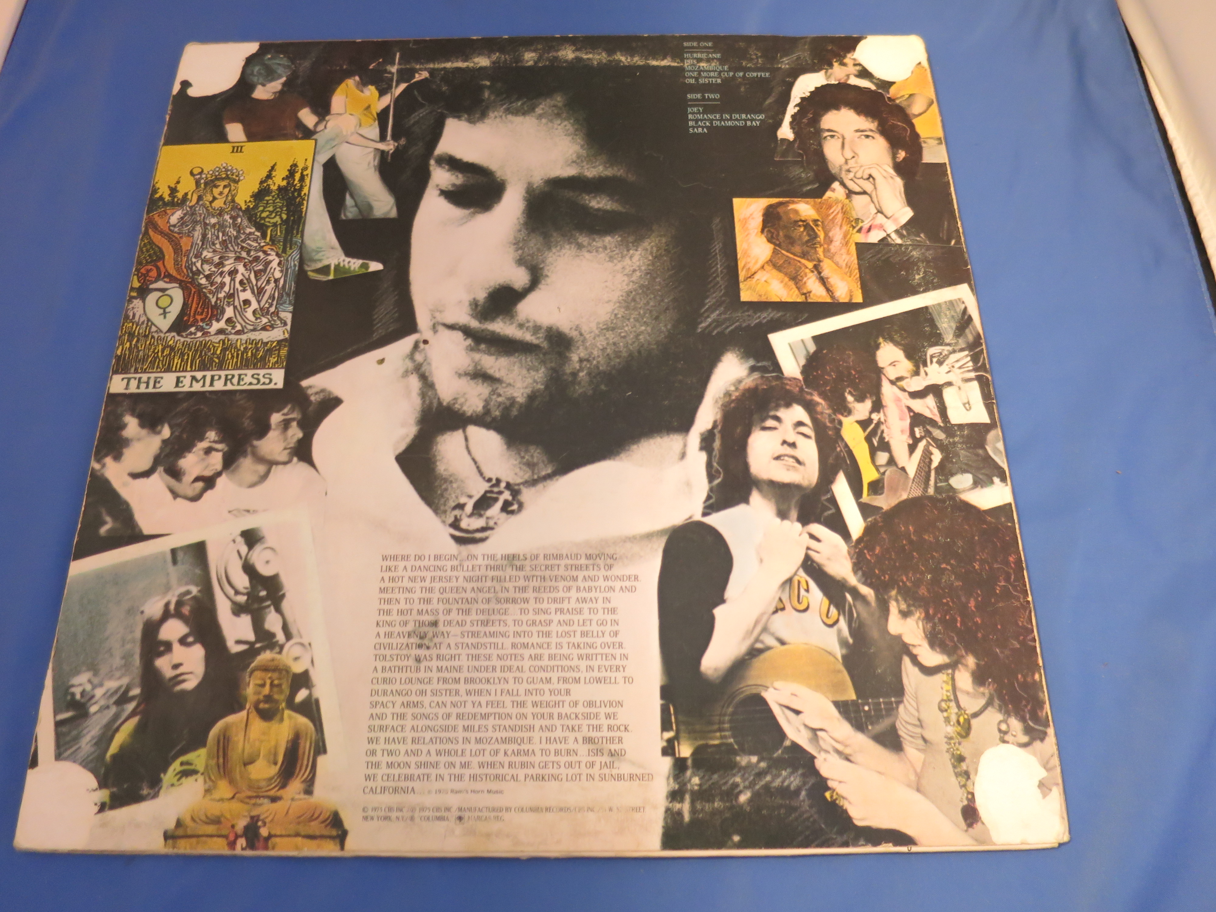 Bob Dylan Desire LP Record Album Columbia PC 33893 1975
