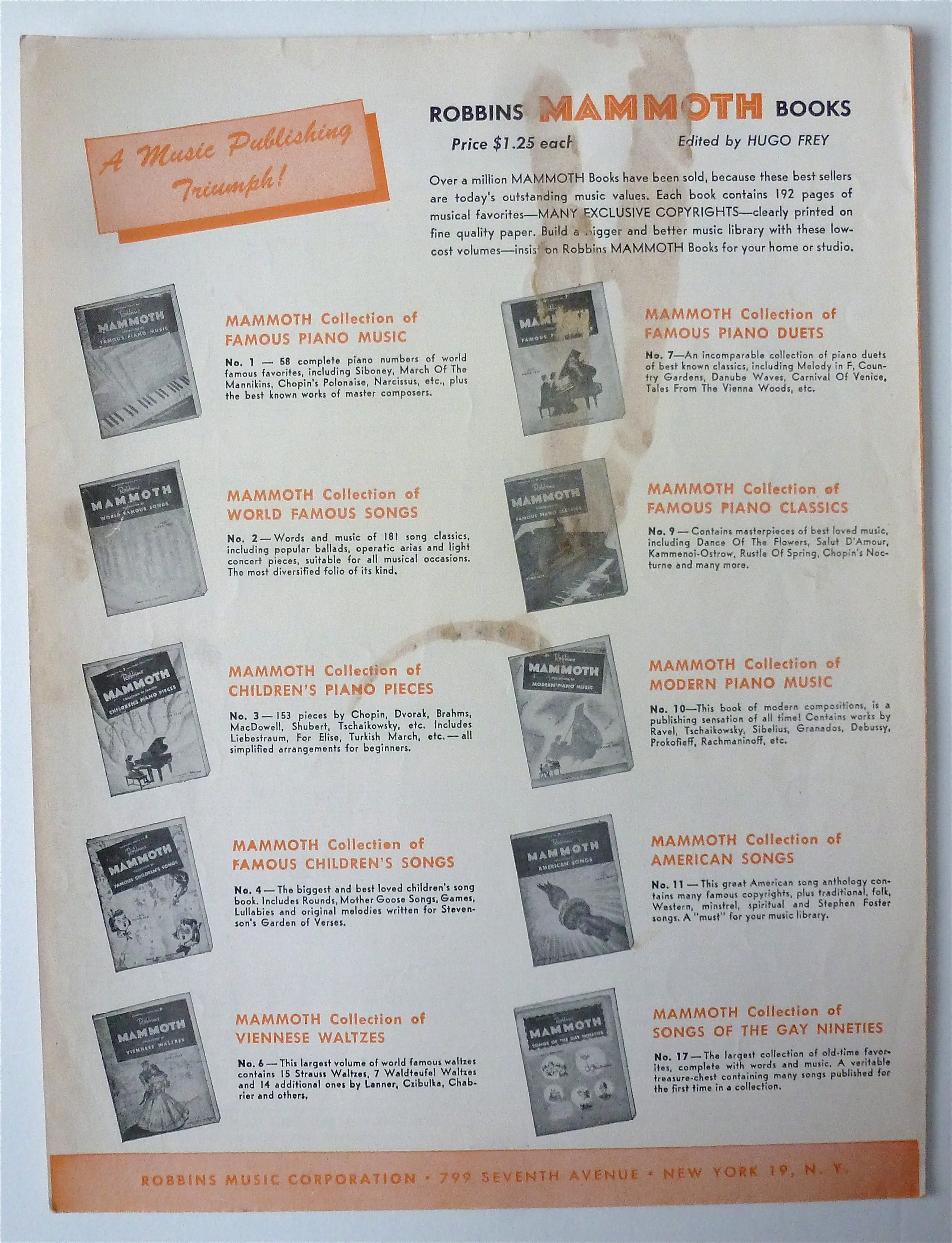 Sheet Music For 1951 I Wish I Had A Girl