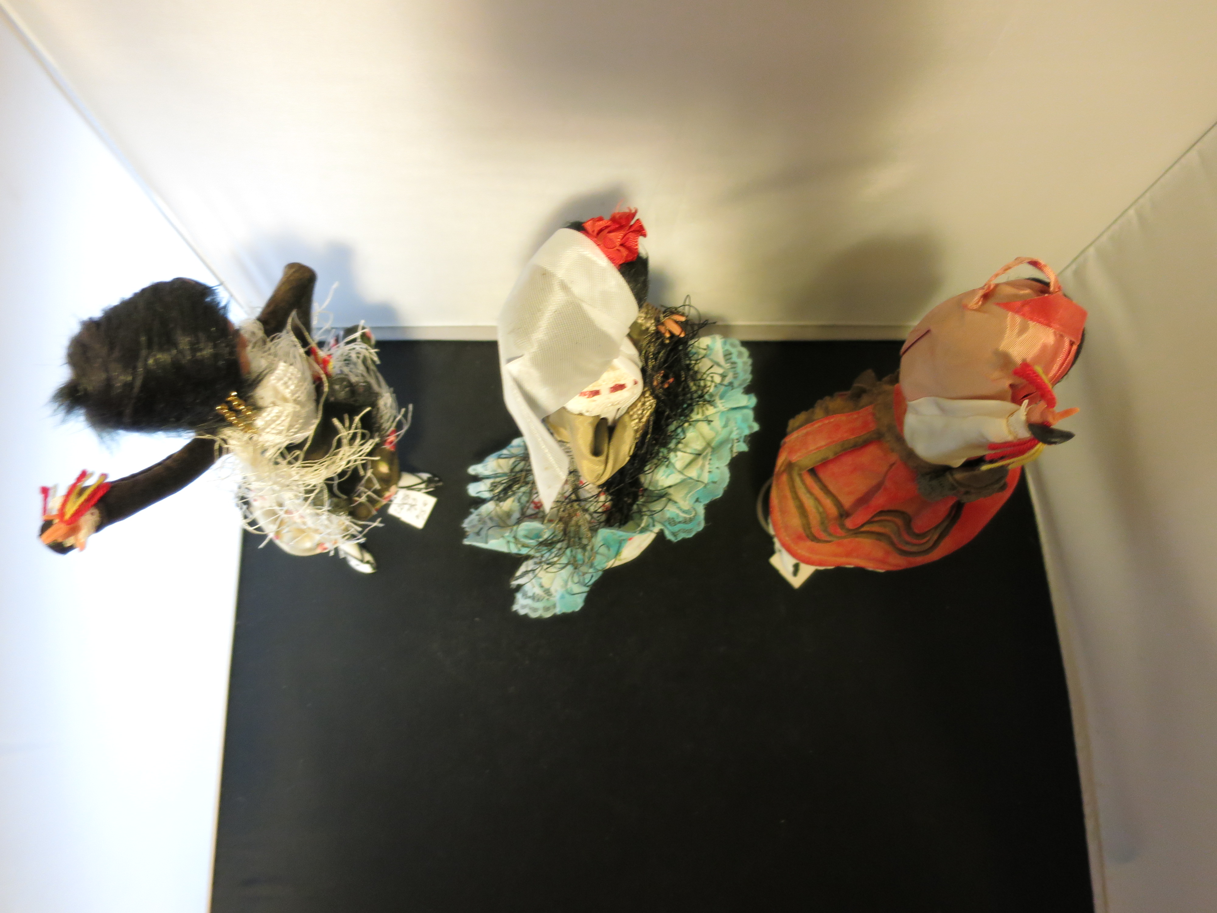 Spanish Dancer Doll trio 3 with the stands