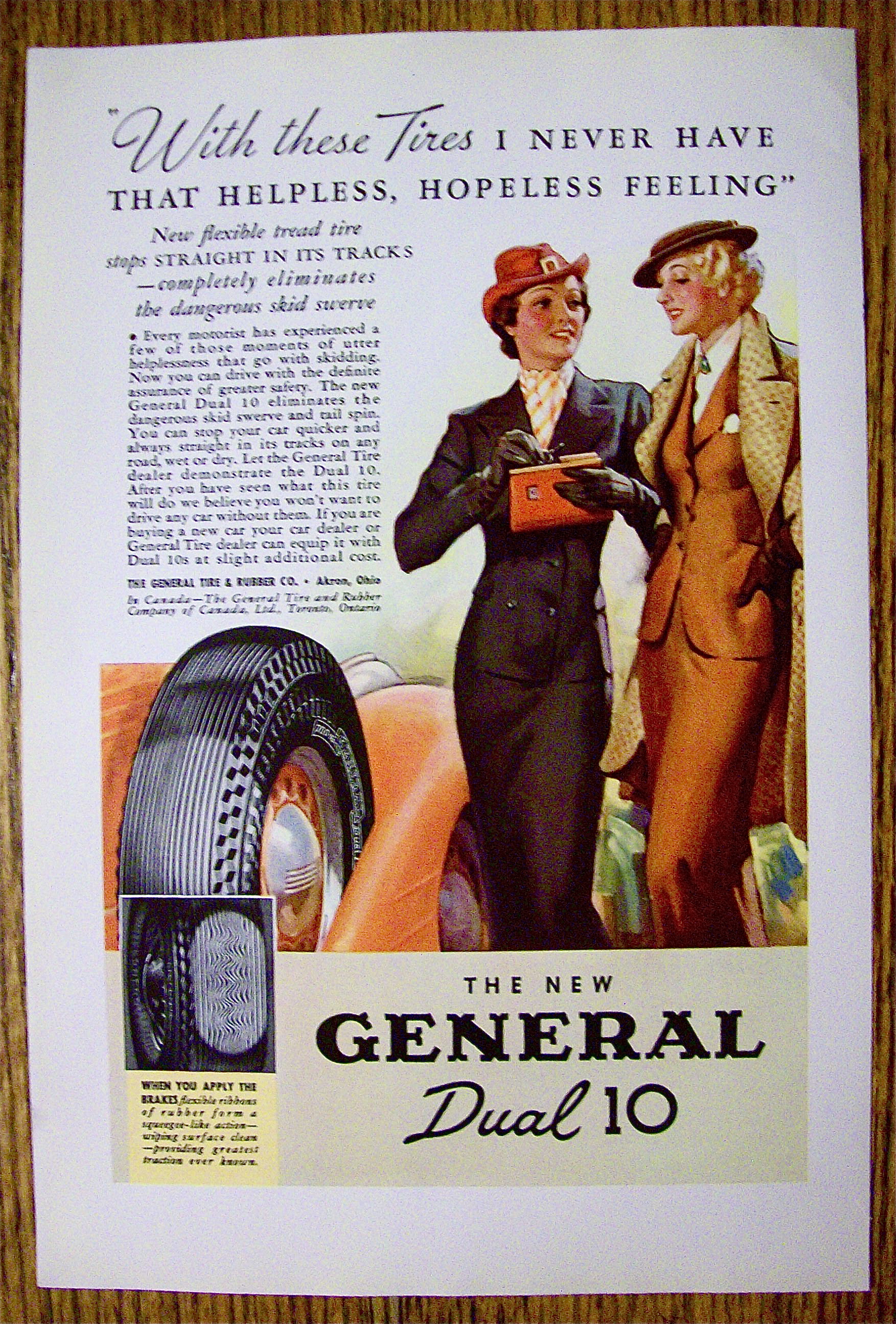 1936 General Dual 10 Tires with Women Talking