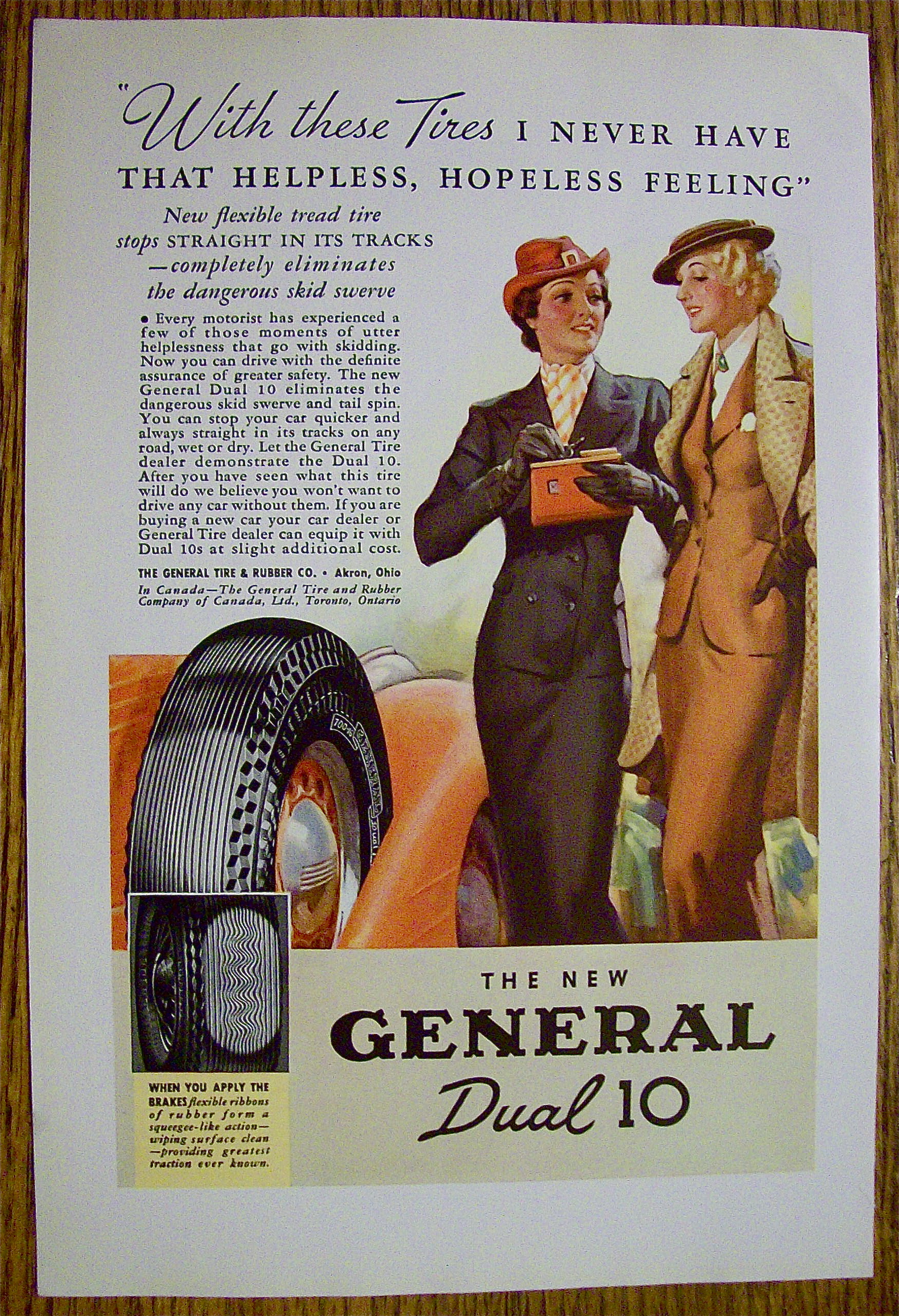 1936 General Dual 10 Tires with Women Talking