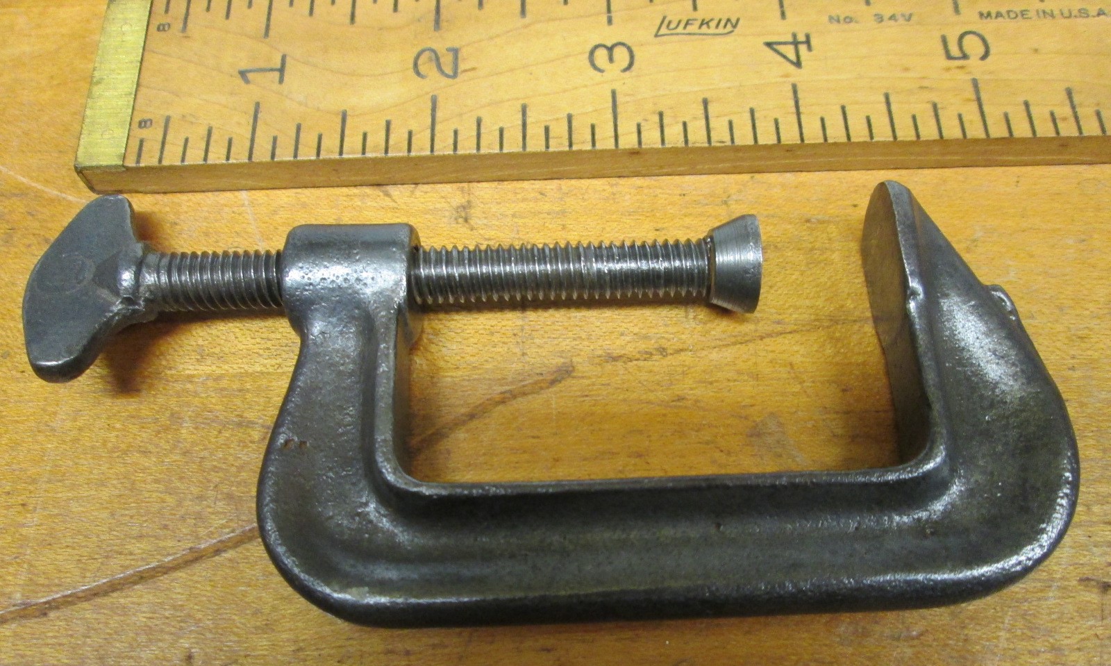 C-Clamp 2 inch Vintage Wing Screw