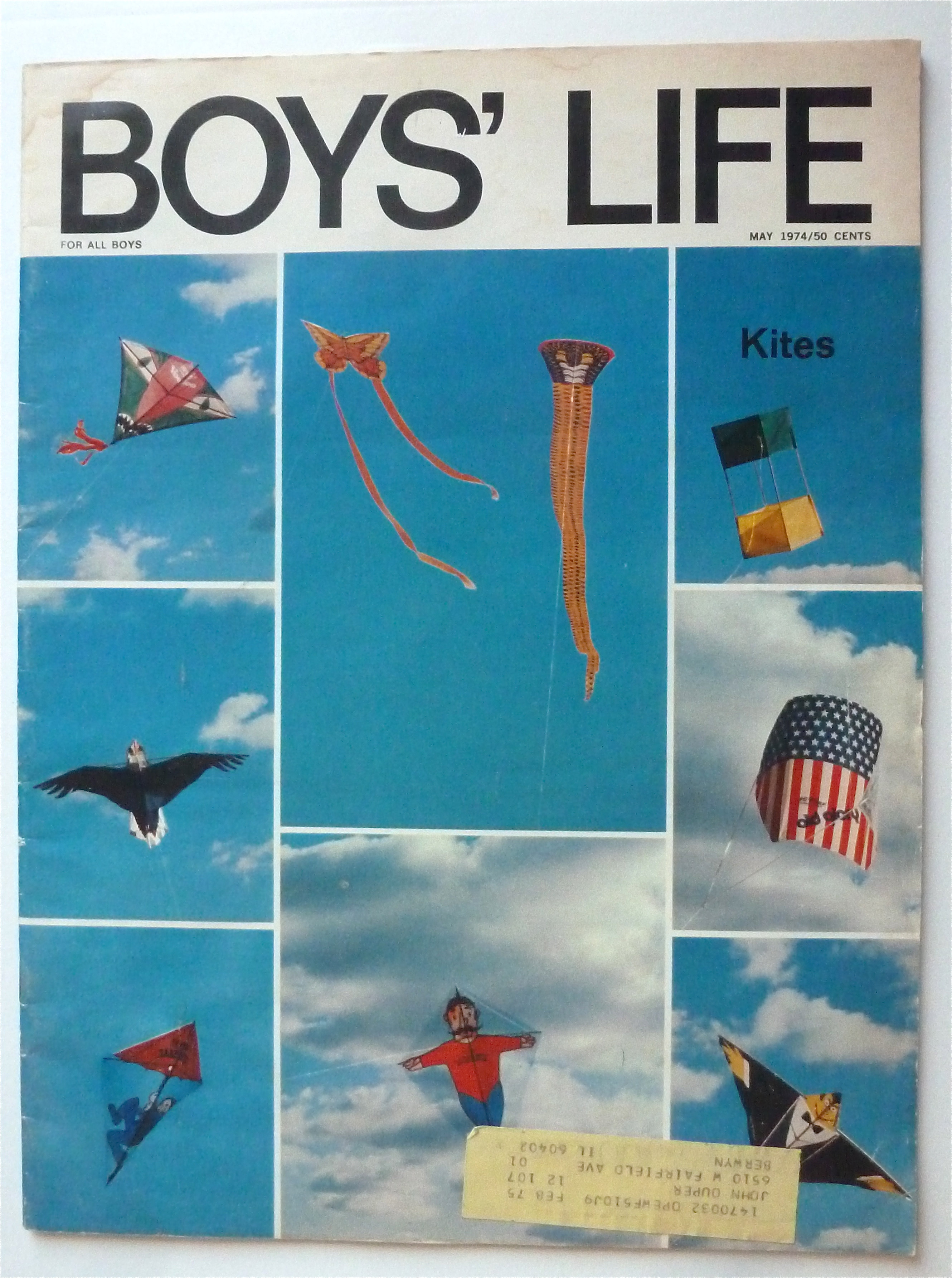 Boys Life Magazine May 1974 Kites