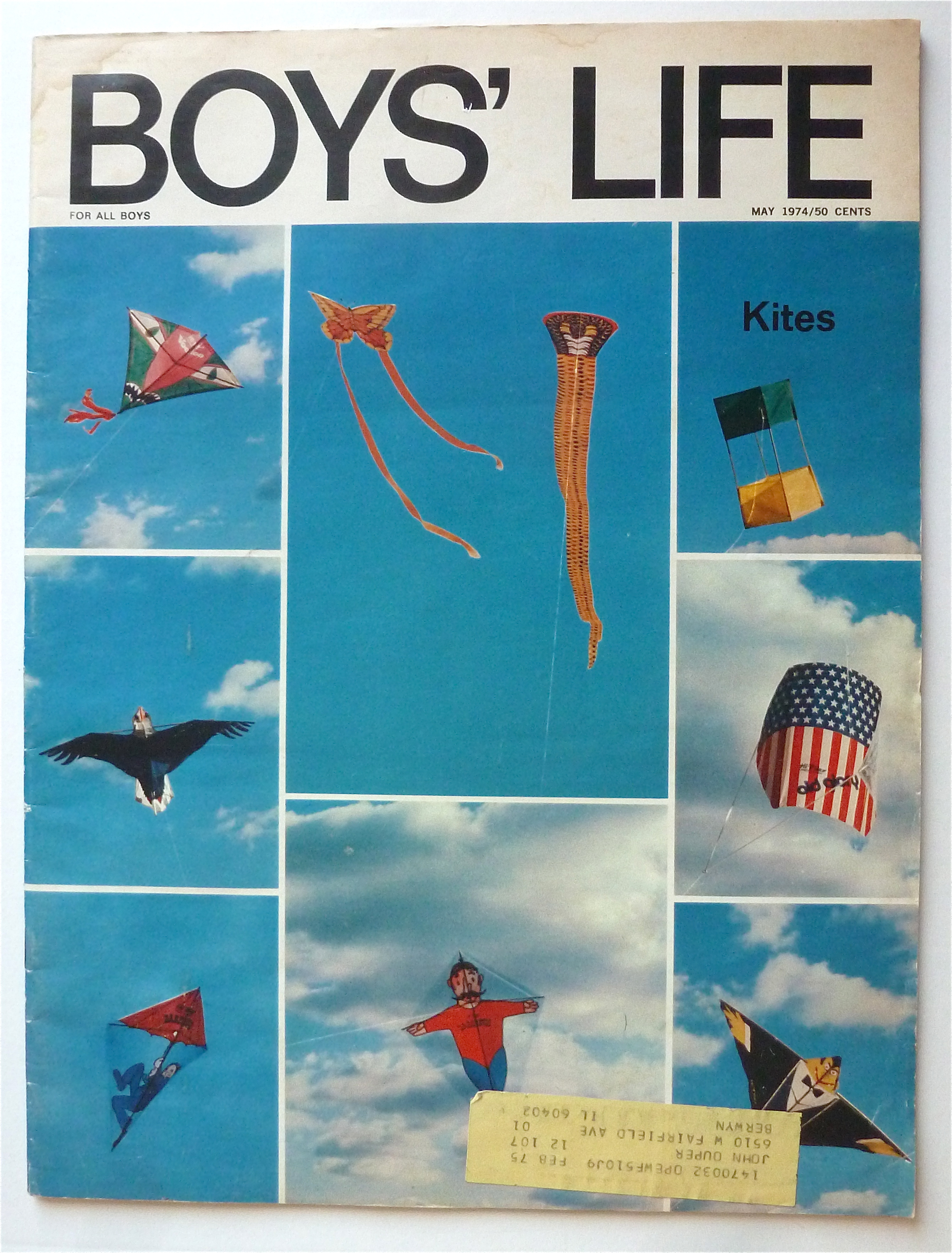 Boys Life Magazine May 1974 Kites