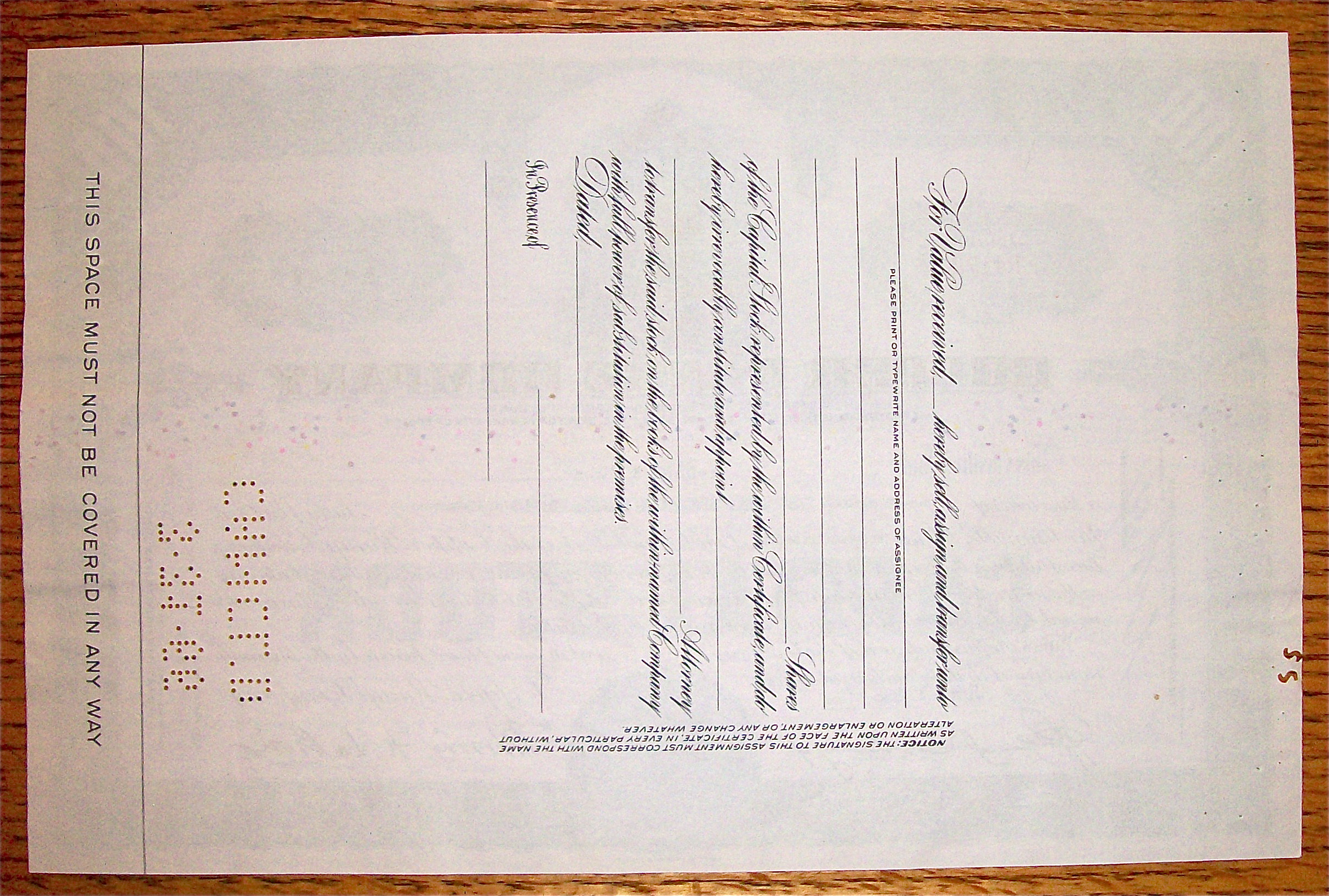 1956 Copper Range Company Stock Certificate