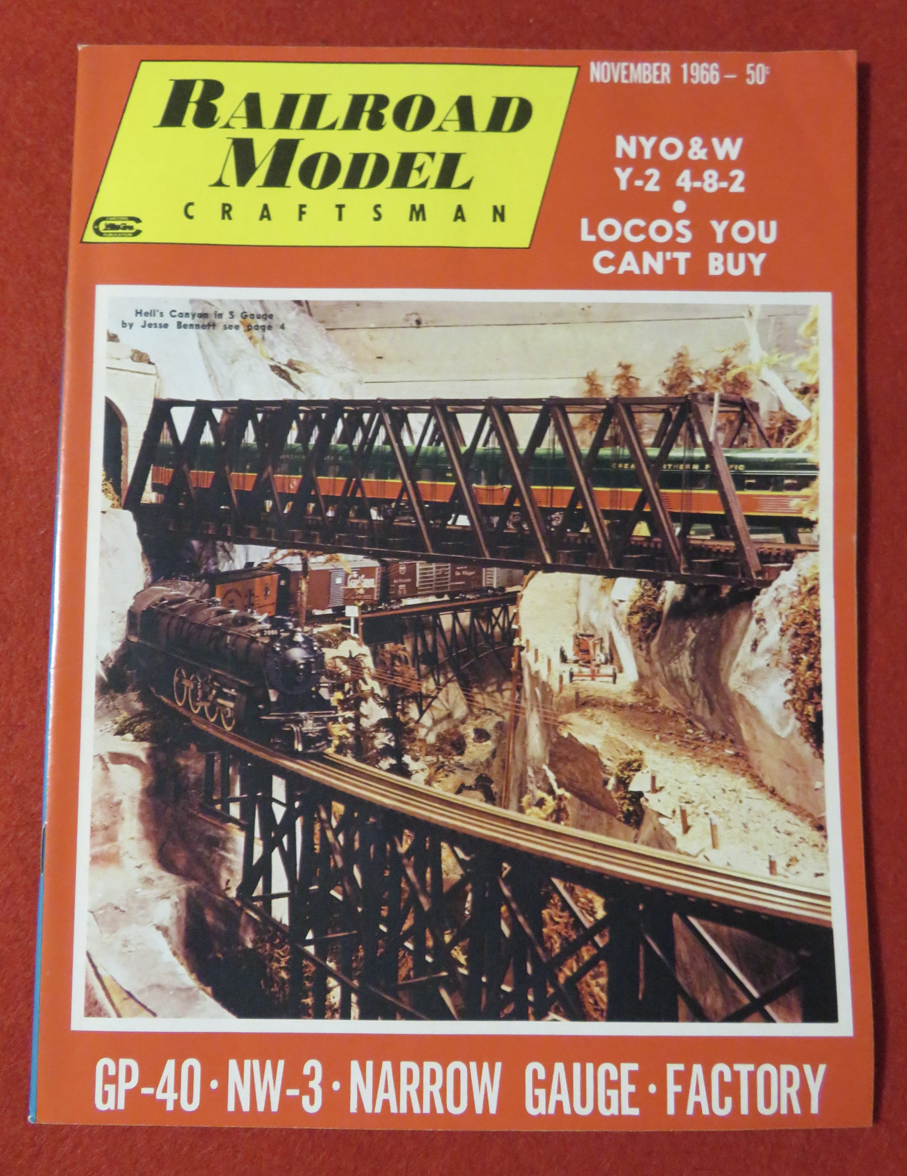 Railroad Model Craftsman Magazine November 1966