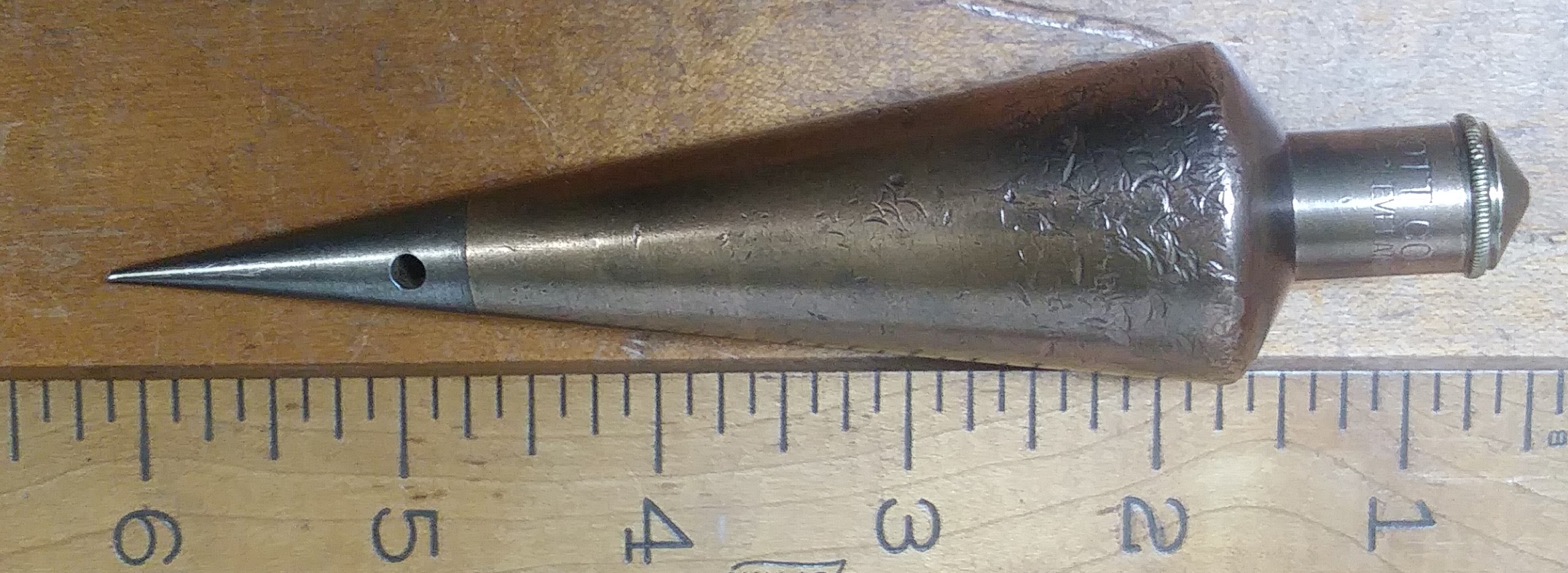 B.K. ELLIOTT Brass Plumb Bob Cleveland OH