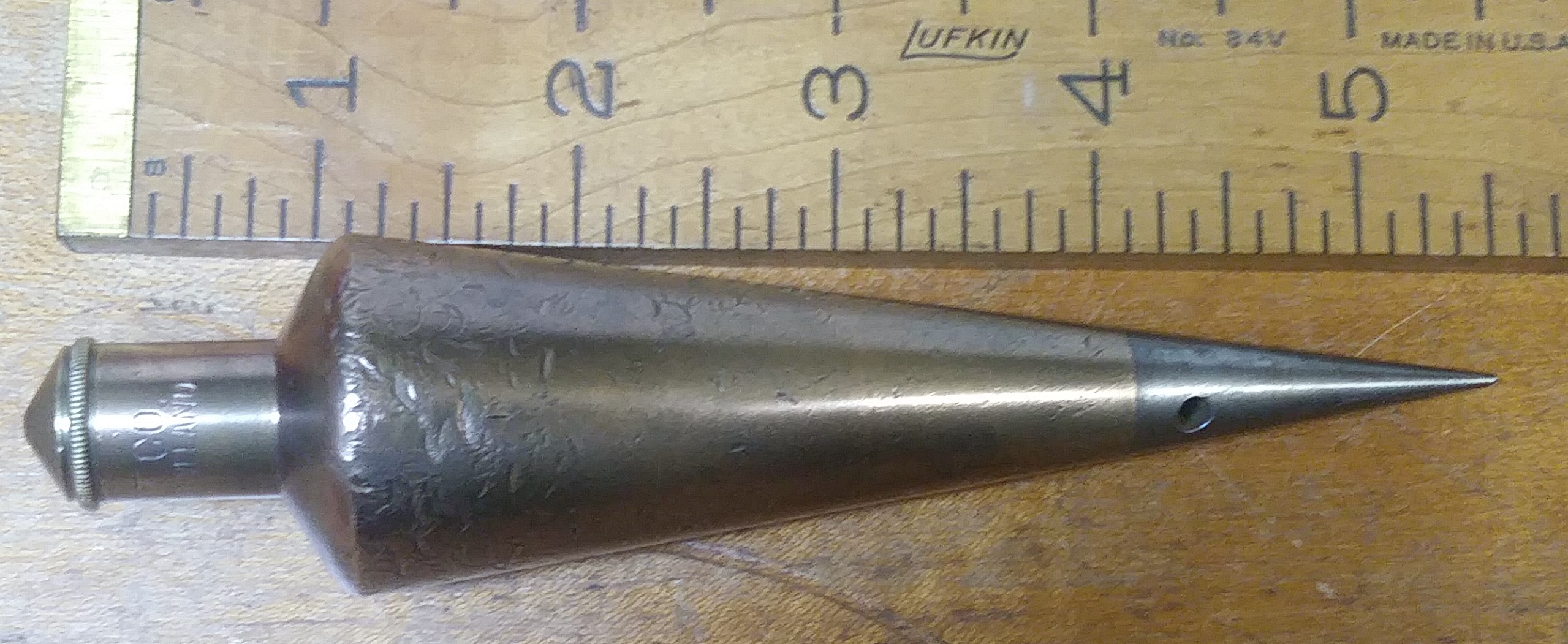 B.K. ELLIOTT Brass Plumb Bob Cleveland OH