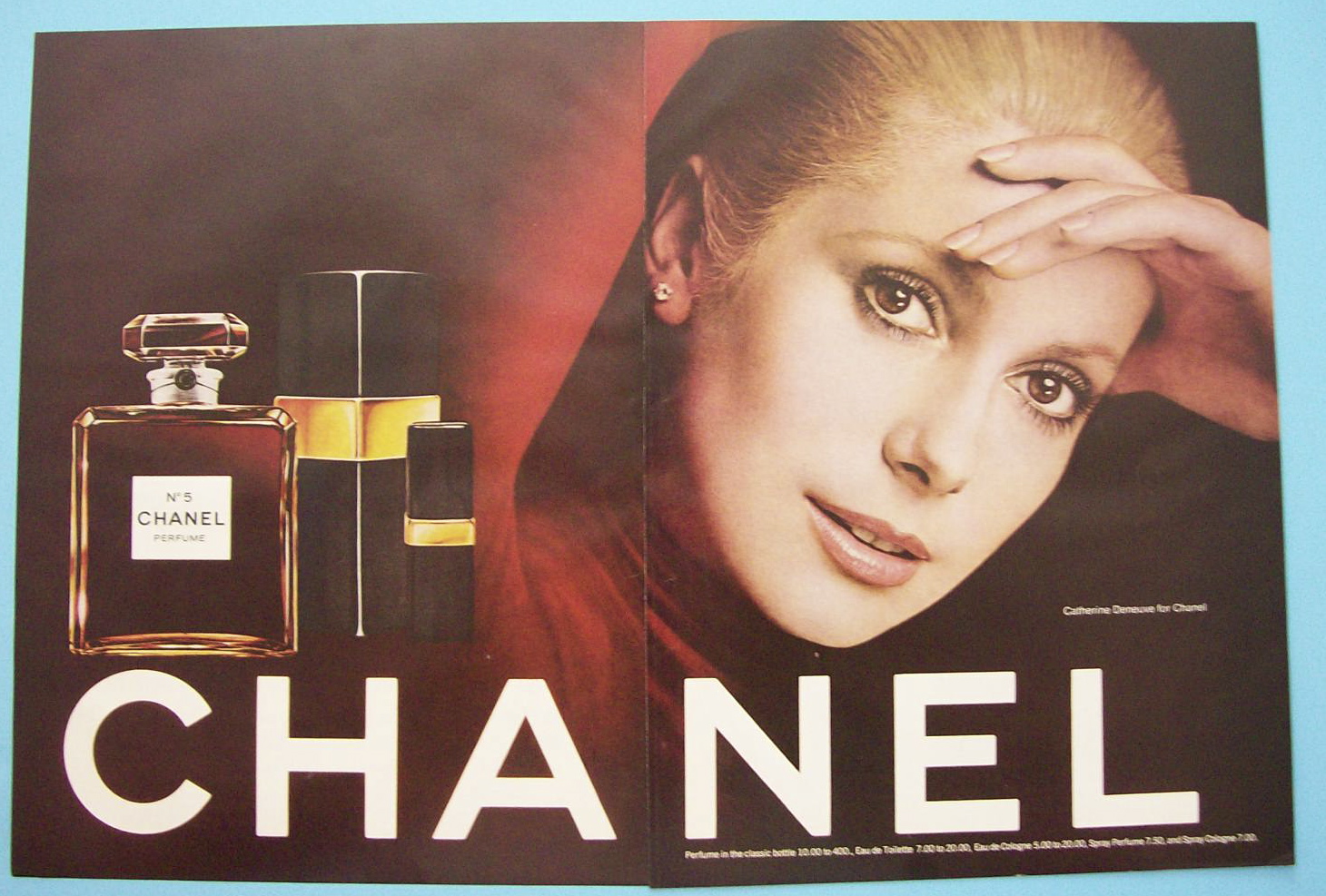 1974 Chanel Perfume with Catherine Deneuve