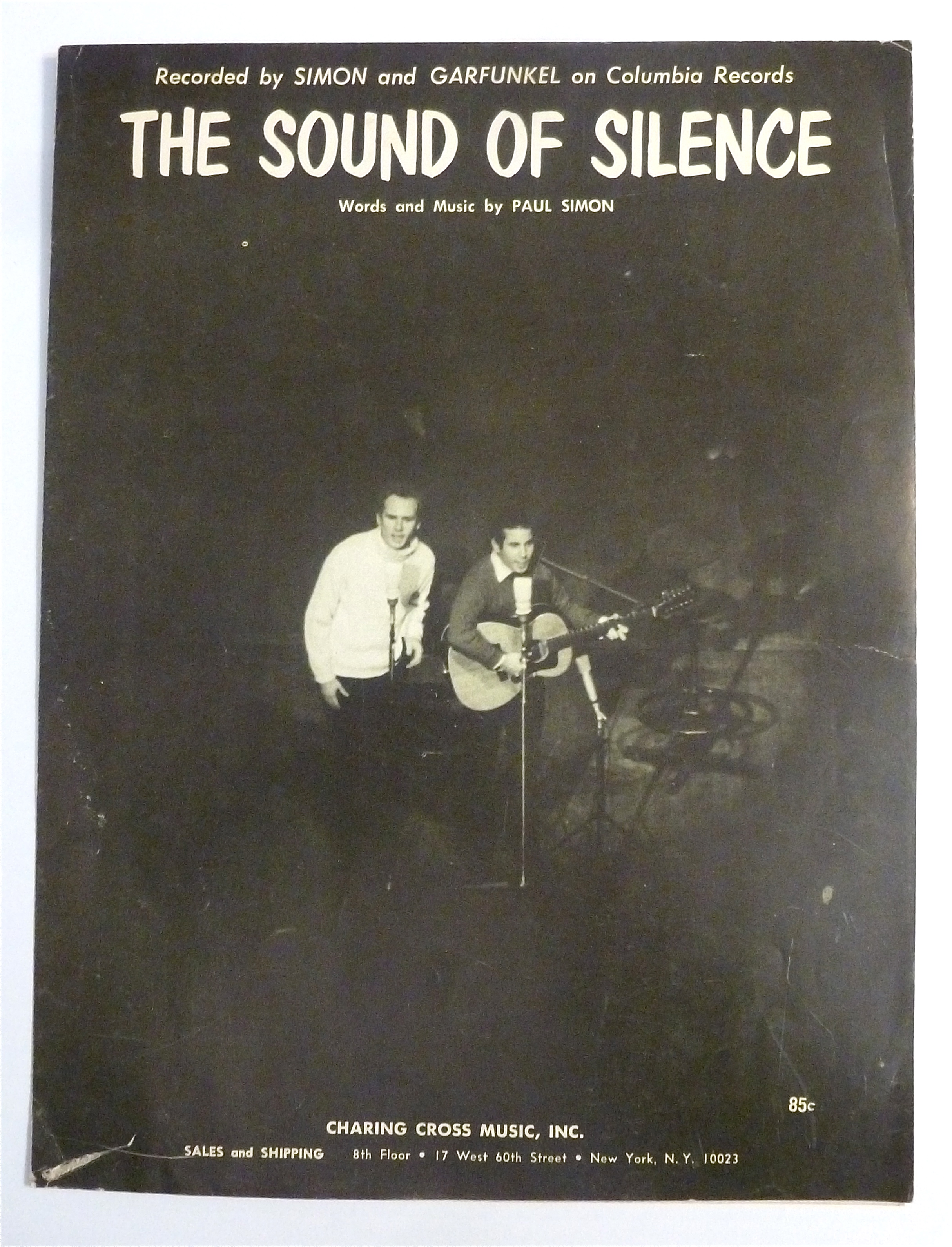 Sheet Music For 1965 The Sound Of Silence