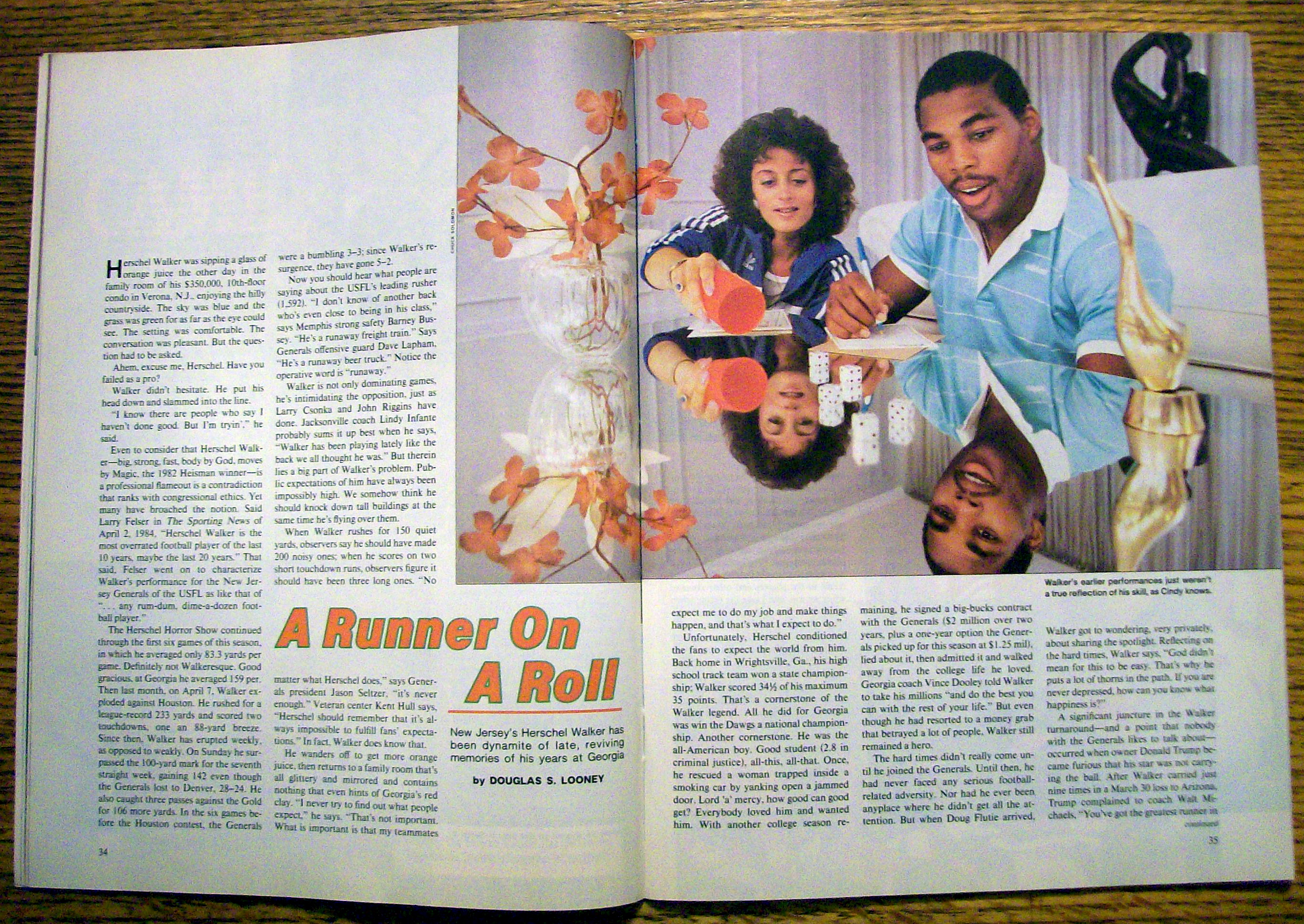 Sports Illustrated Magazine-May 27, 1985-H. Walker