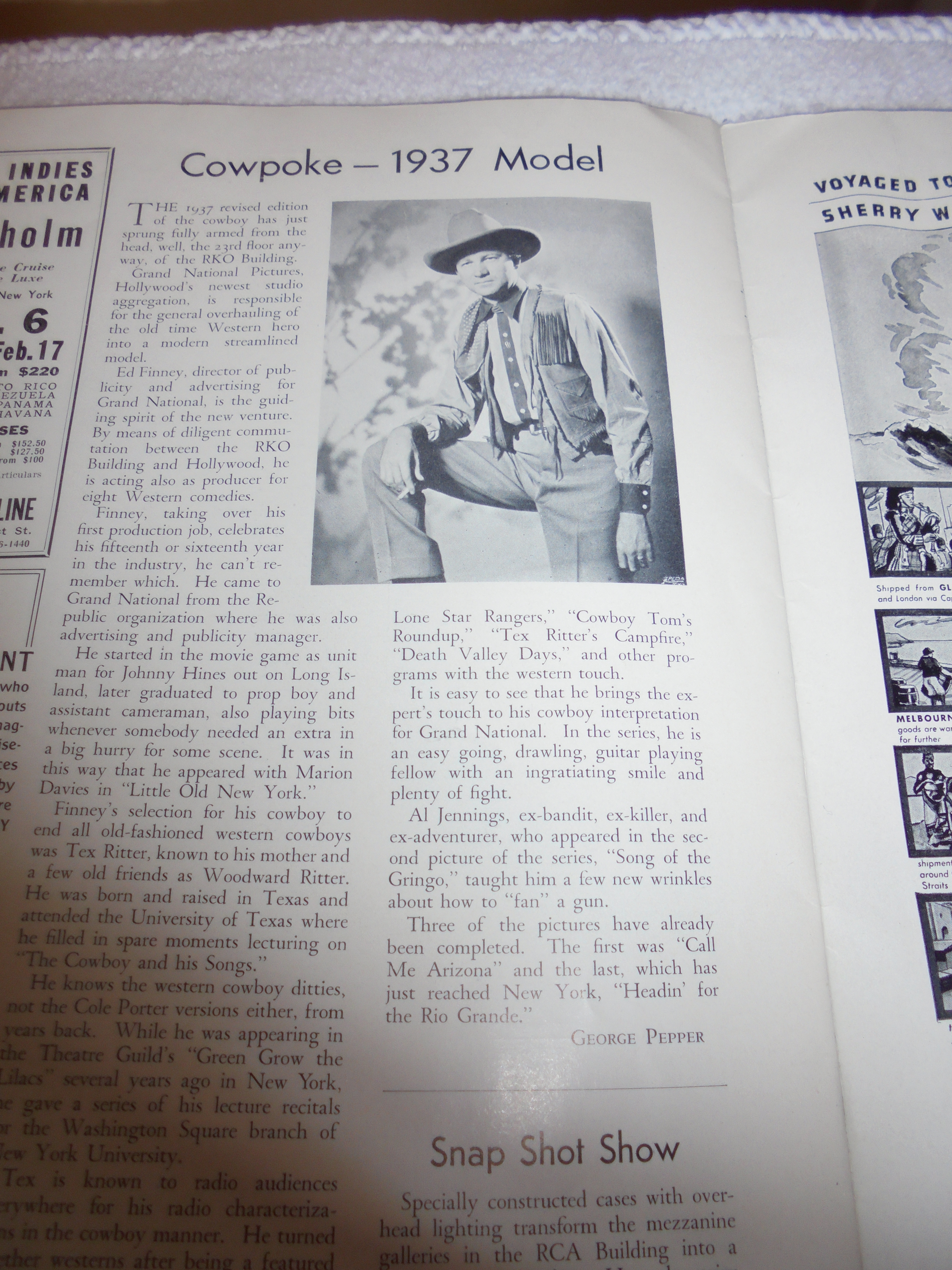Rockefeller Center Weekly Dec. 25 1936