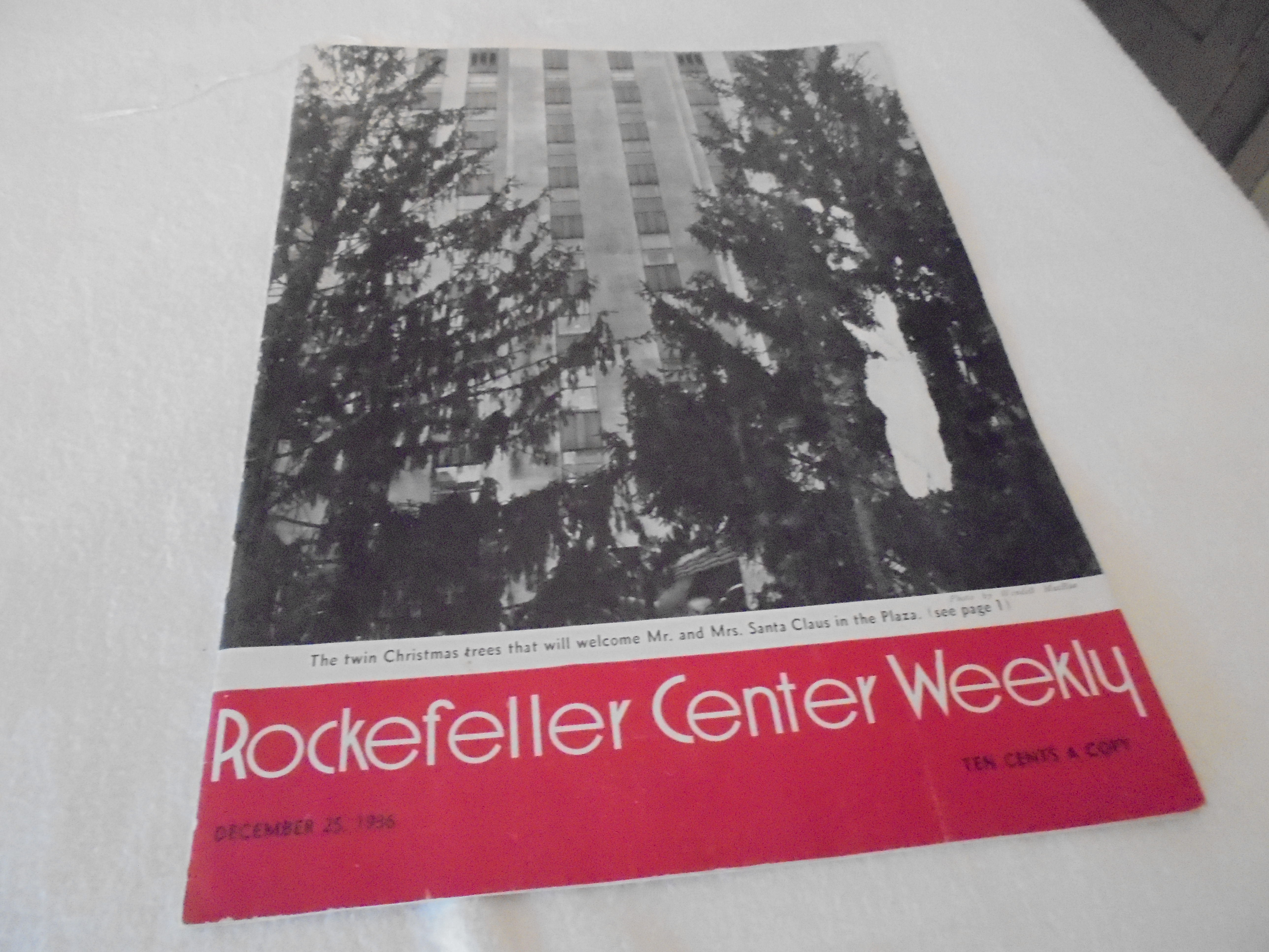 Rockefeller Center Weekly Dec. 25 1936