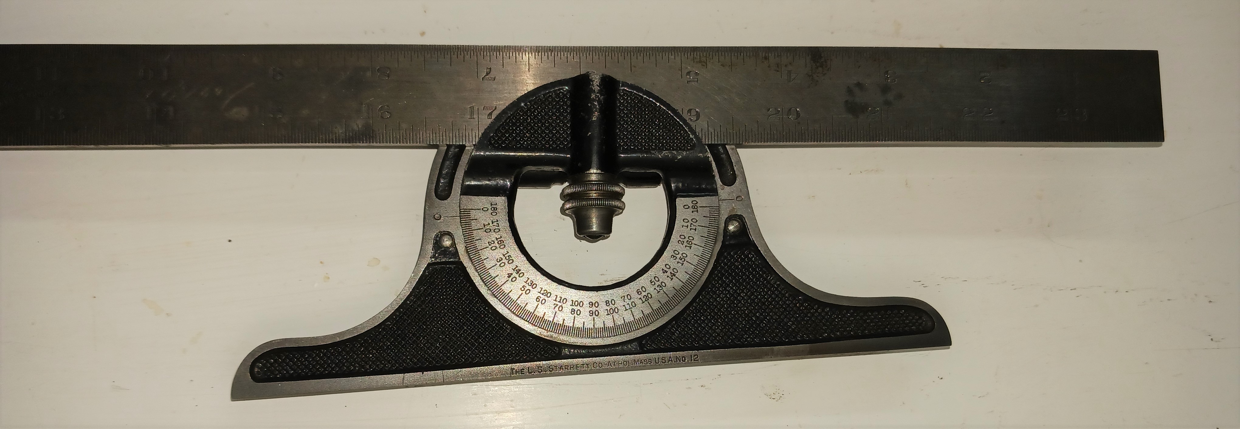 Brown & Sharpe 24 Inch Rule Combination Square Set