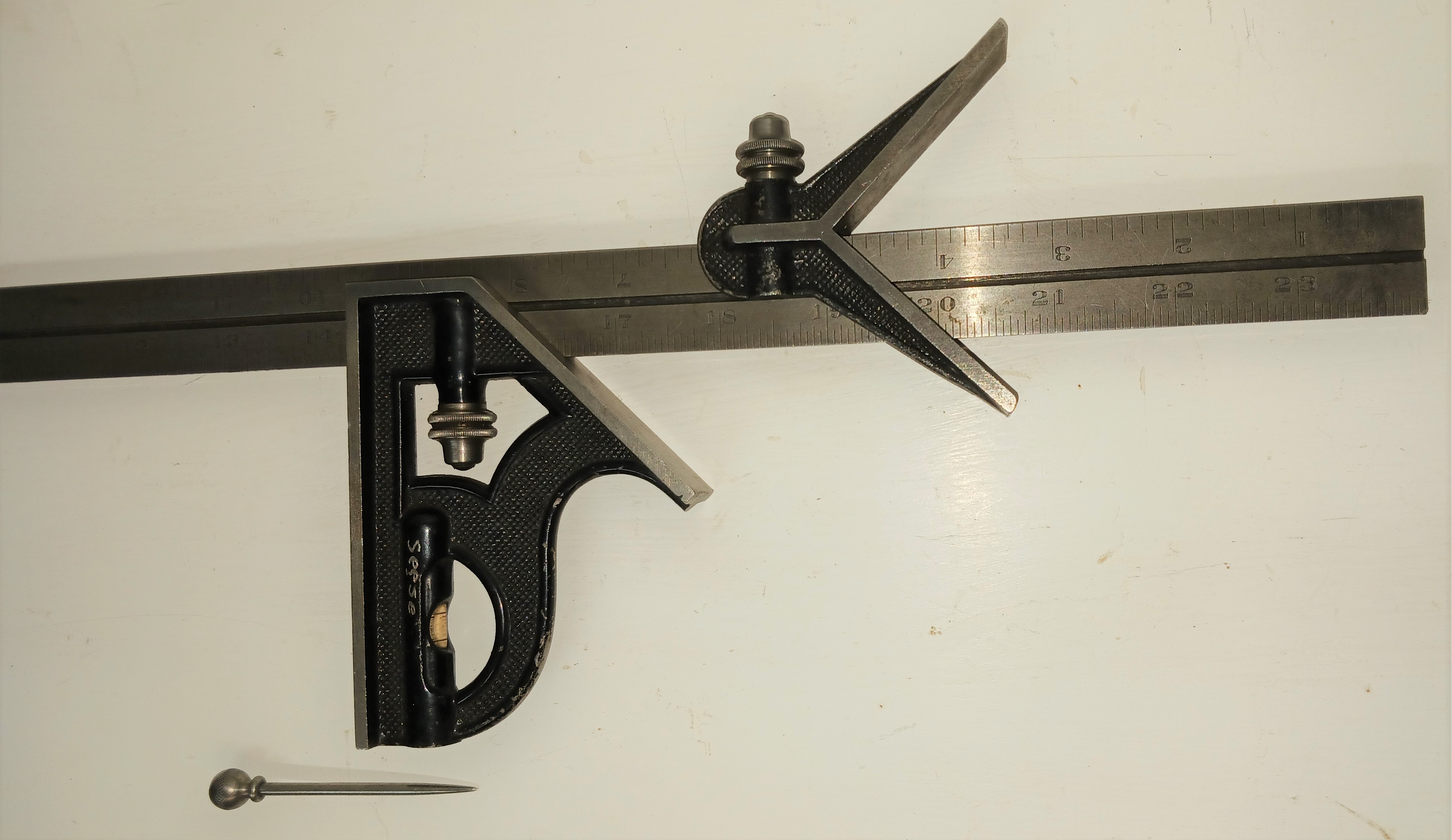 Brown & Sharpe 24 Inch Rule Combination Square Set