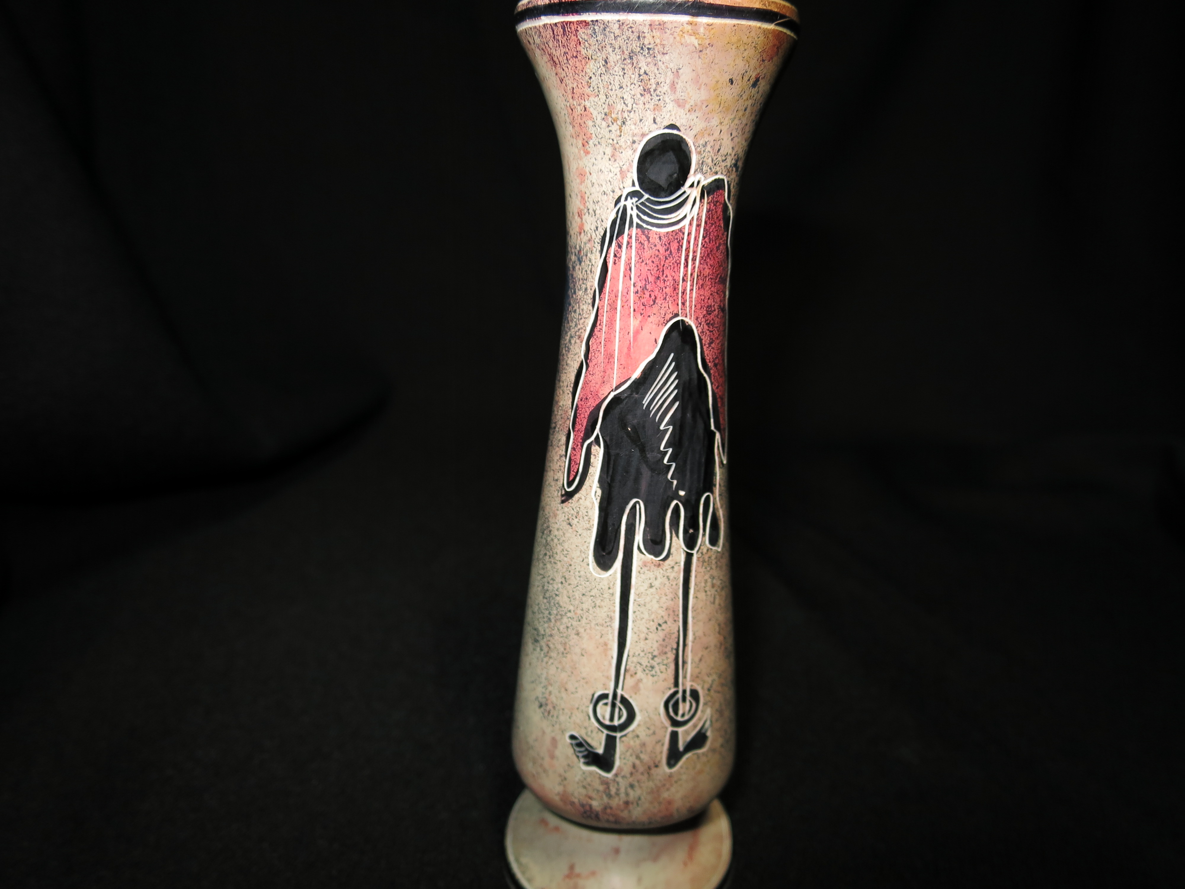 African Soapstone Vase Hand Crafted Made in Kenya