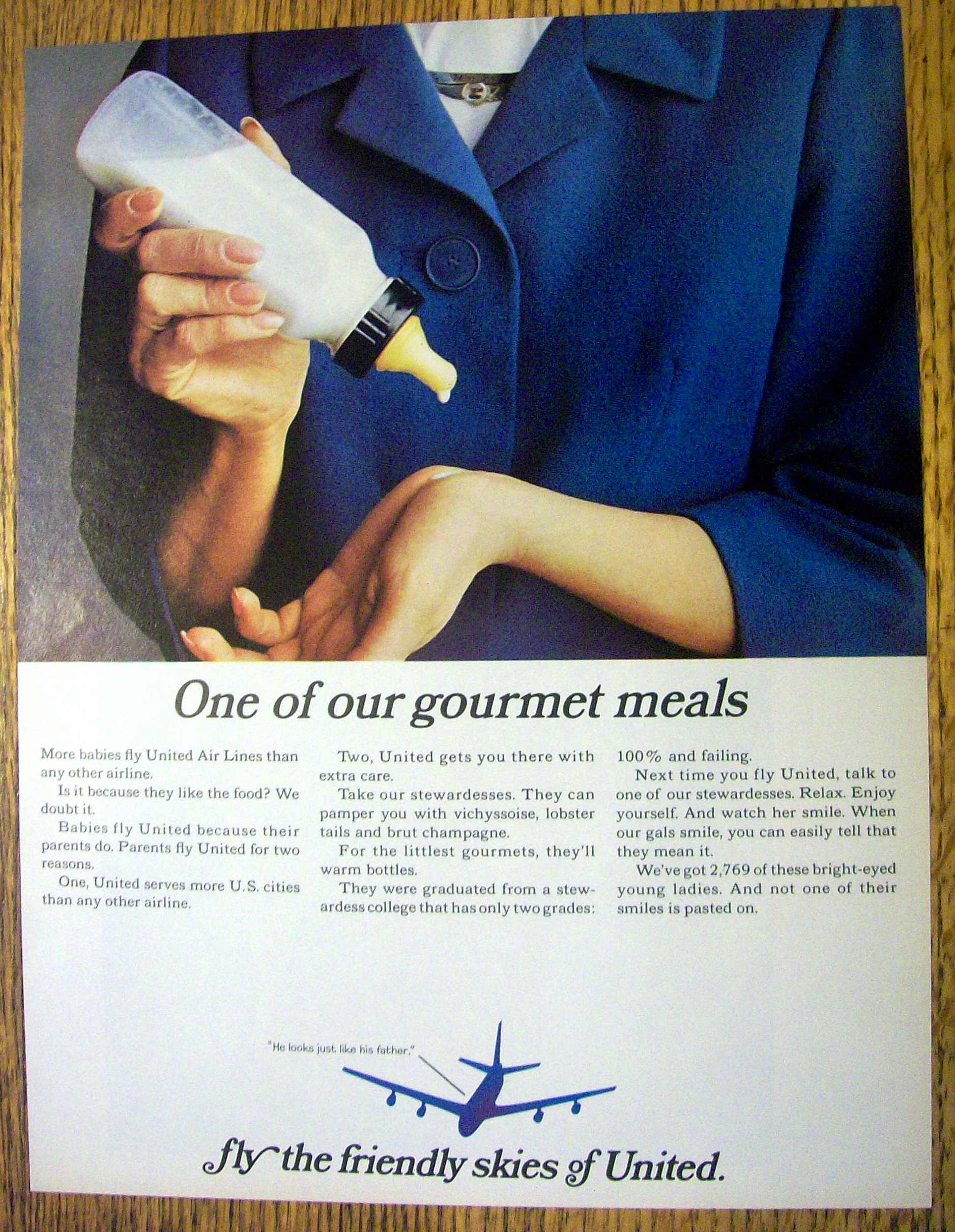 Vintage Ad: 1966 United Air Lines
